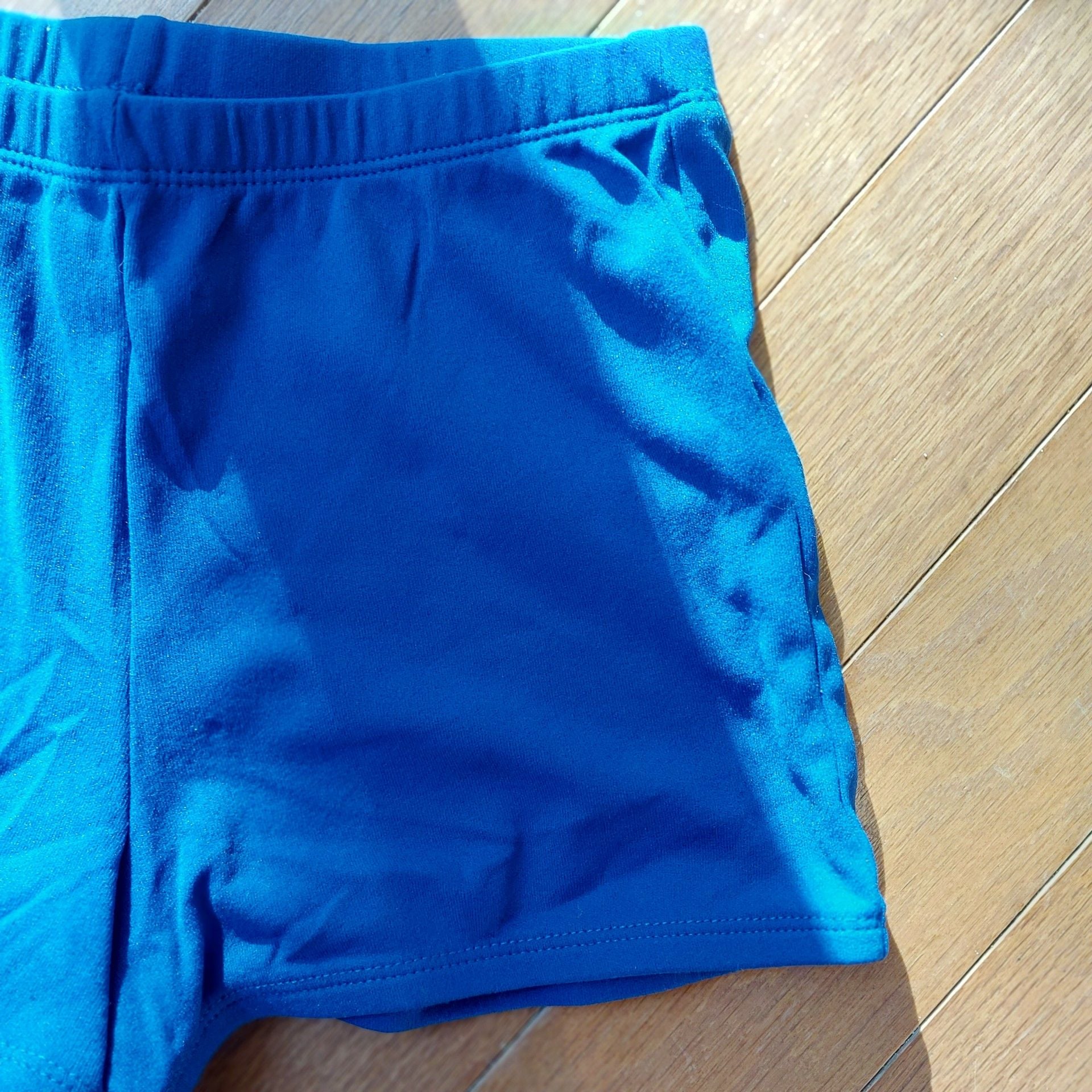 Chassé Blue Solid Athletic Cheer Shorts Adult Large 3