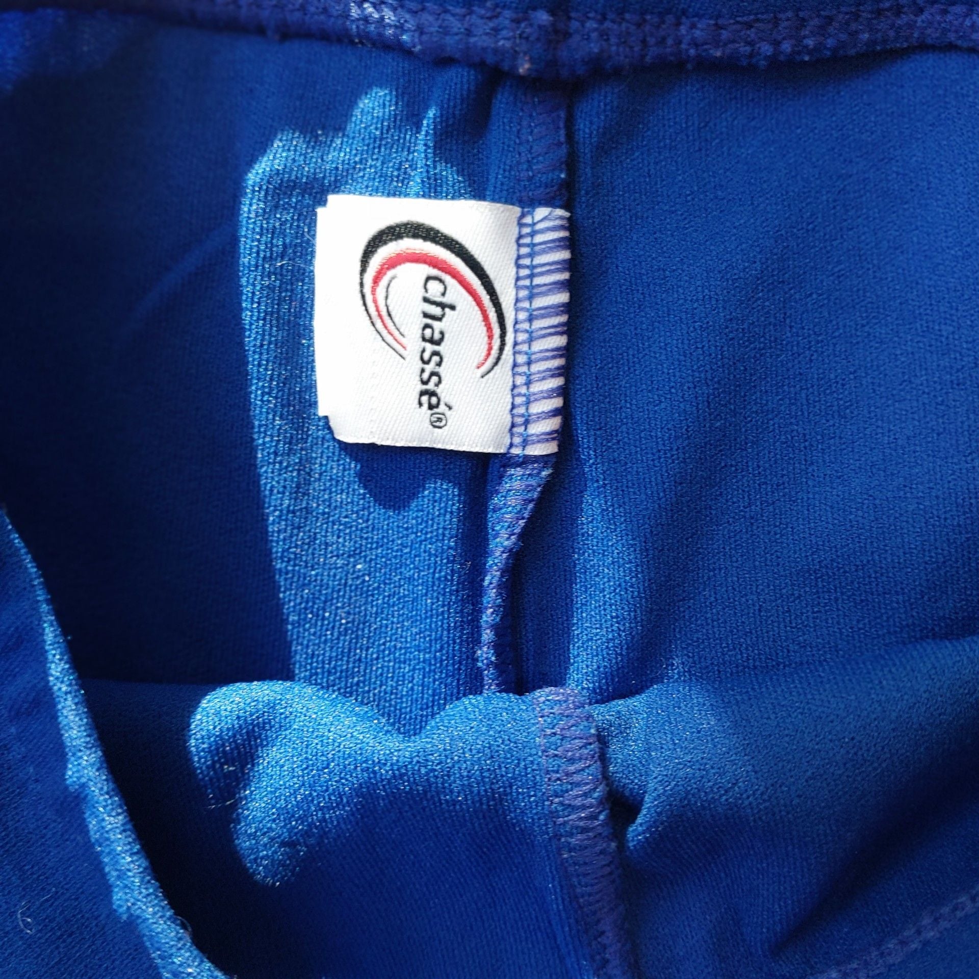 Chassé Blue Solid Athletic Cheer Shorts Adult Large 4