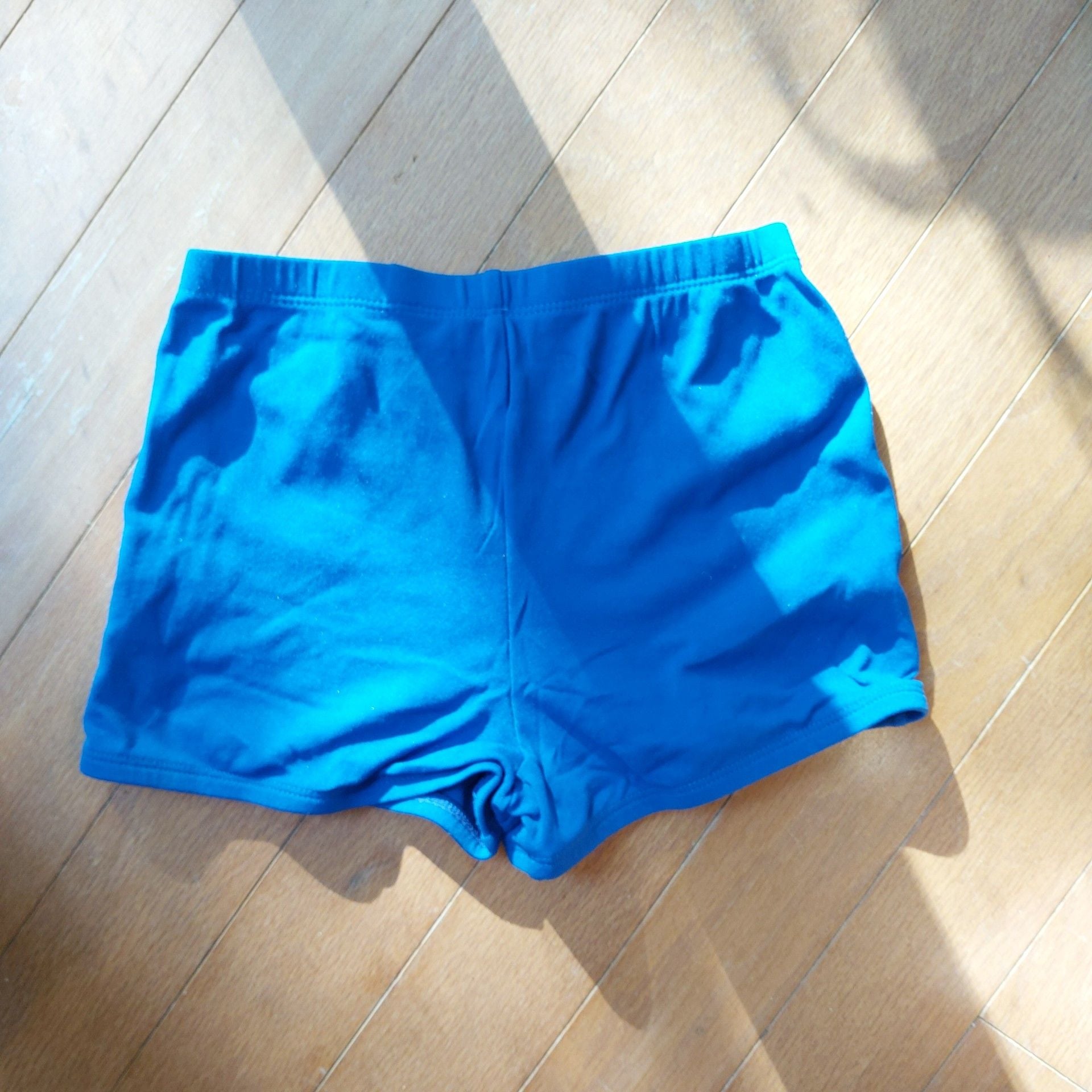 Chassé Blue Solid Athletic Cheer Shorts Adult Large 6