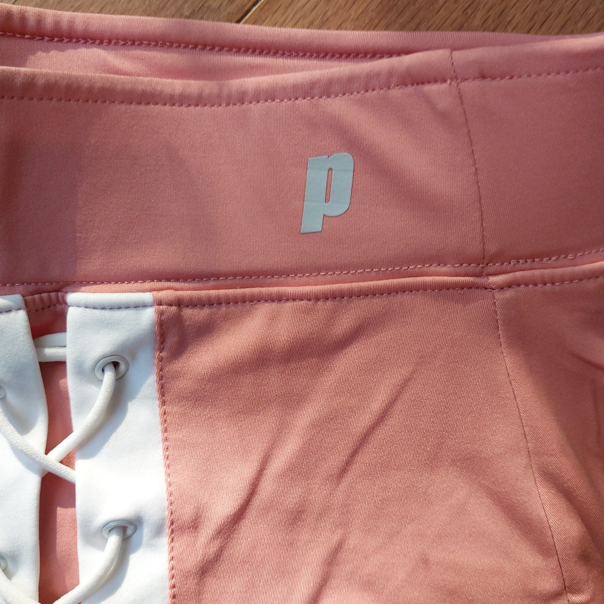 Prince Tennis Skirt Side Lace Skort Pink Size S 4