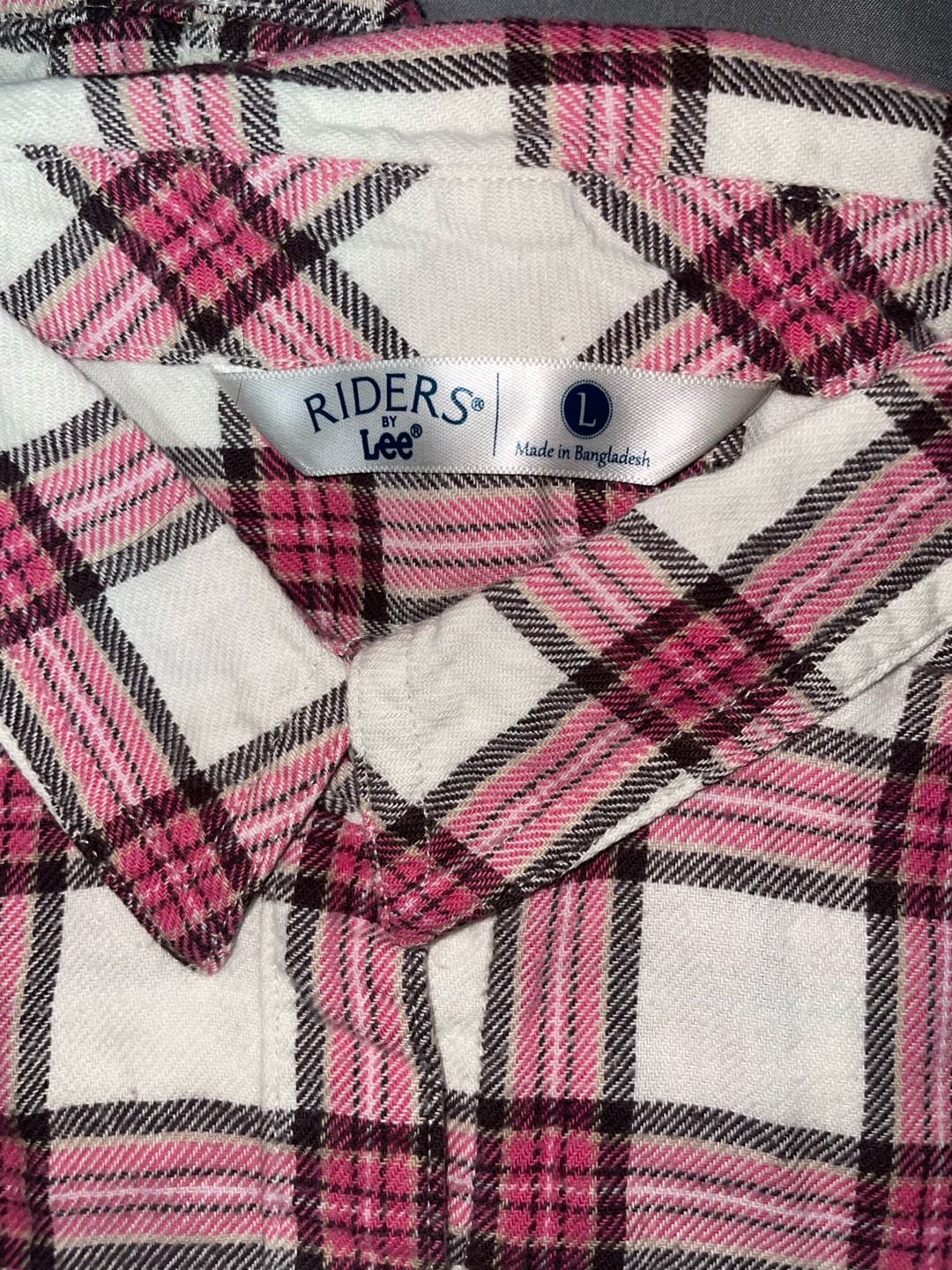 Riders by Lee Pink and White Flannel 3