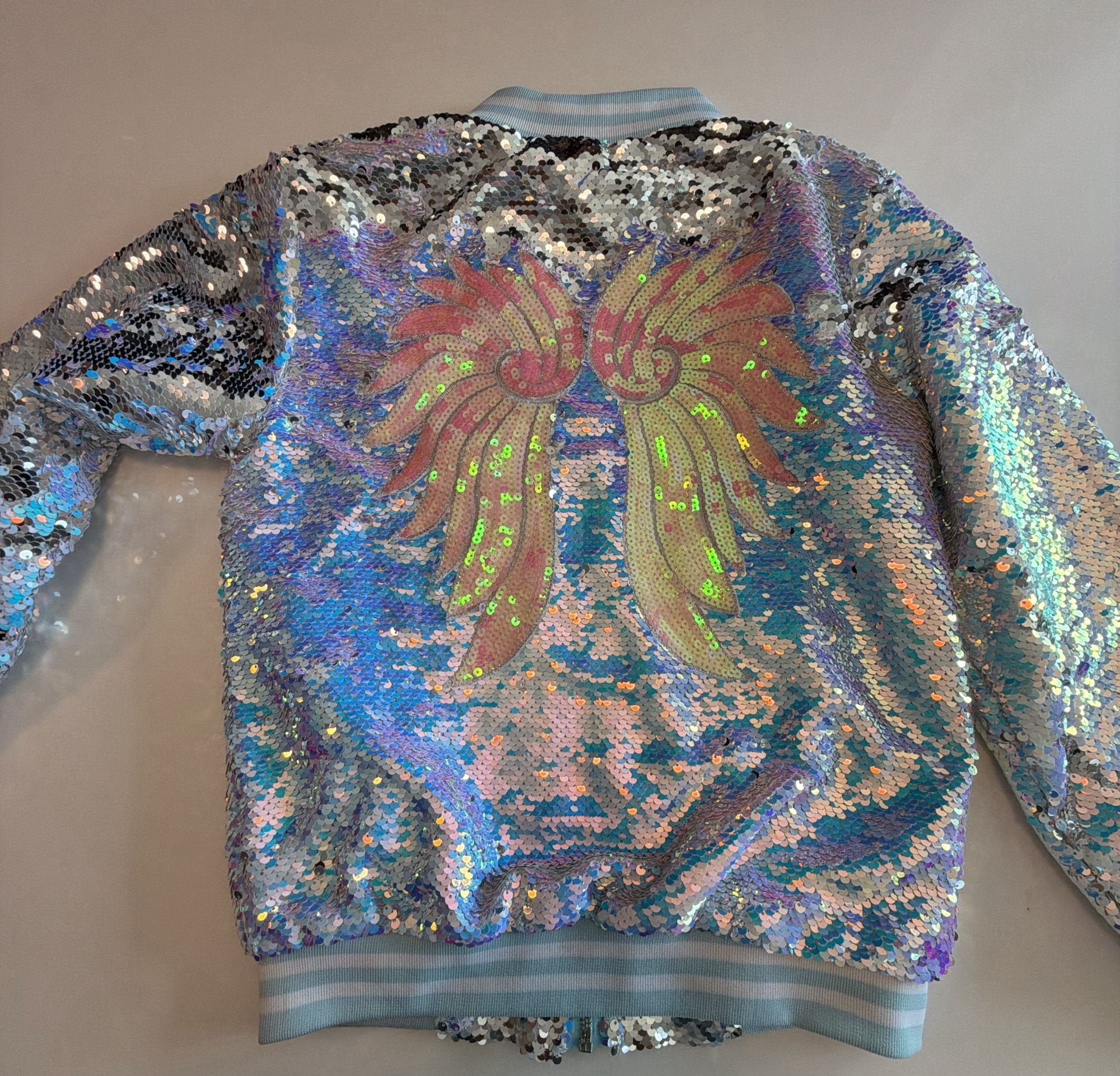 Girl's Lola and The Boys Icy Ombre Sequin Jacket (Toddler/Little Kid/Big Kid) 2