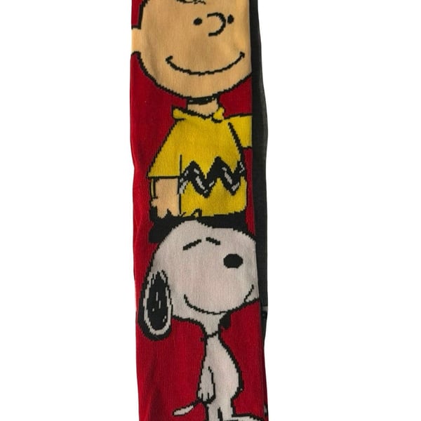 Peanuts Snoopy and Charlie Brown 2 Pair Pack Crew Socks