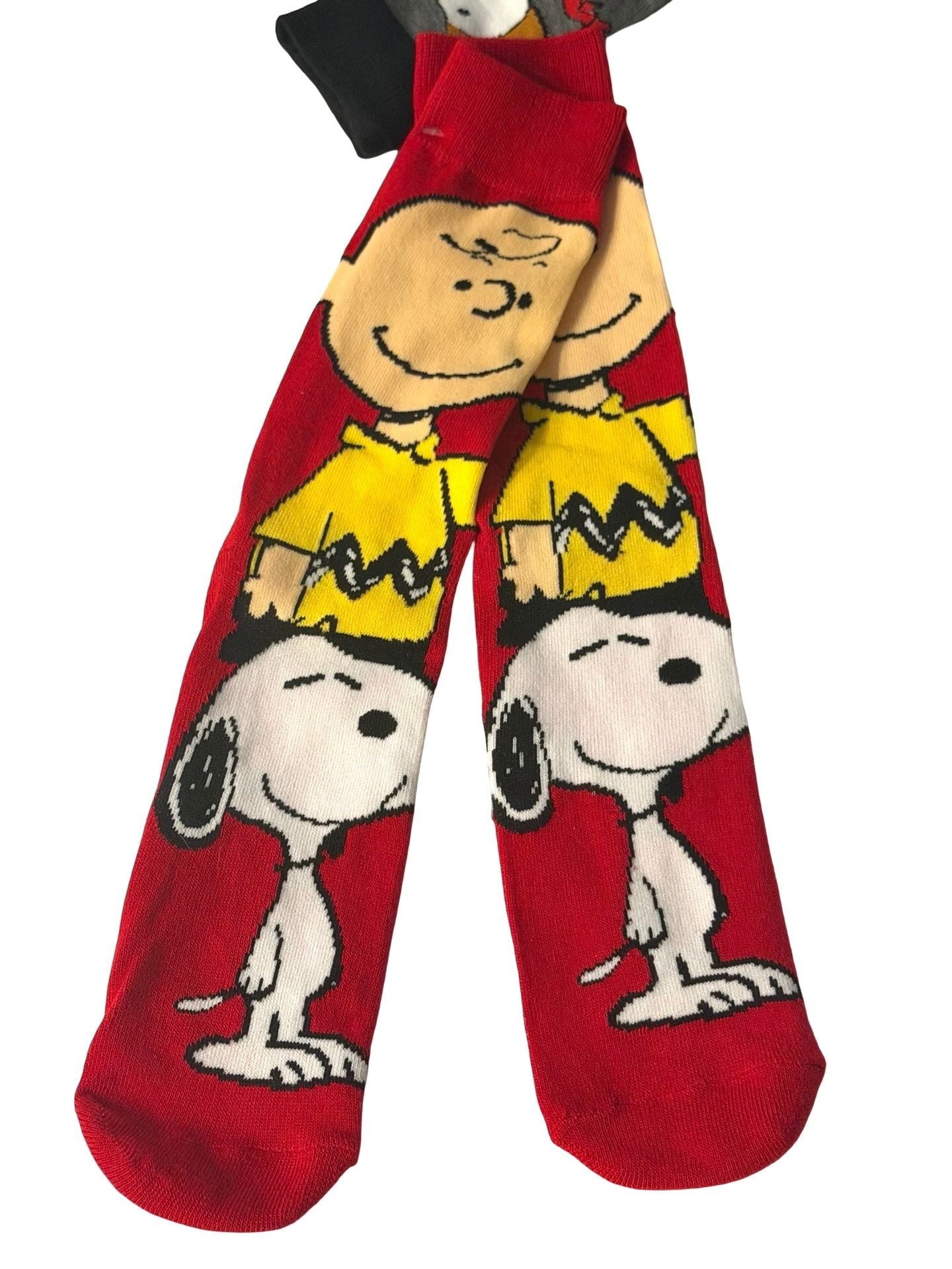 Peanuts Snoopy and Charlie Brown 2 Pair Pack Crew Socks 2