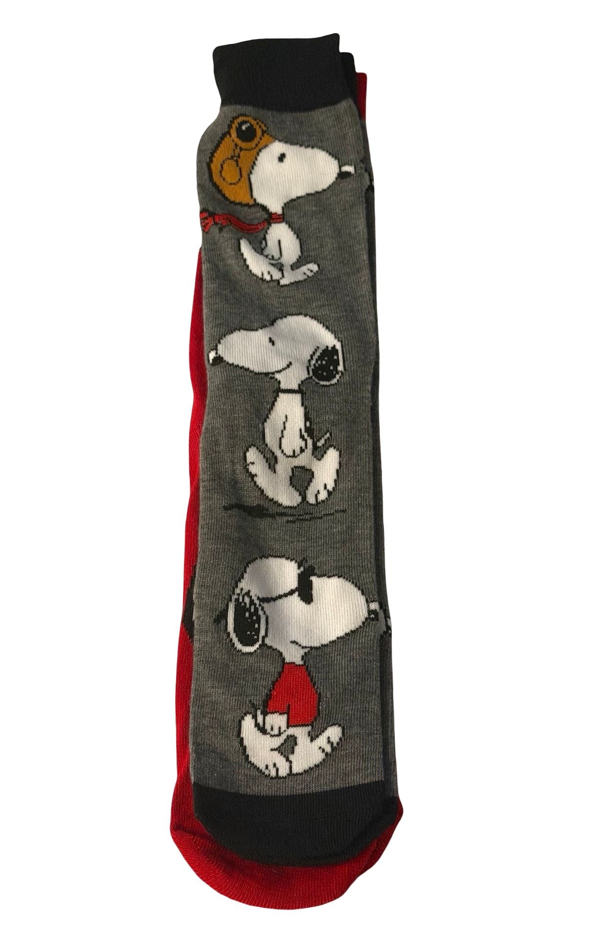 Peanuts Snoopy and Charlie Brown 2 Pair Pack Crew Socks 3