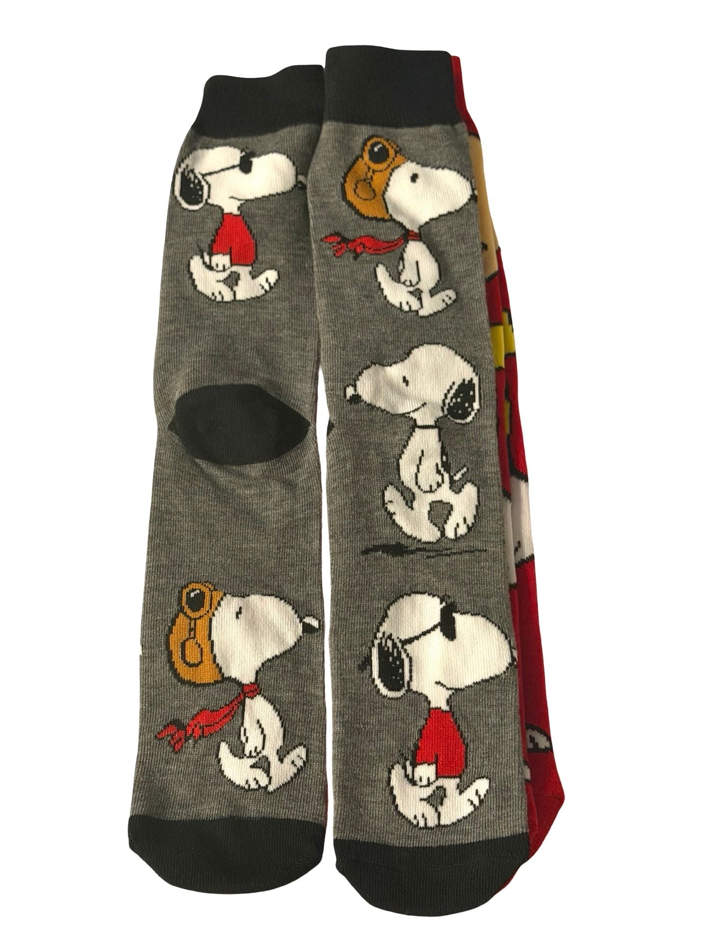 Peanuts Snoopy and Charlie Brown 2 Pair Pack Crew Socks 4