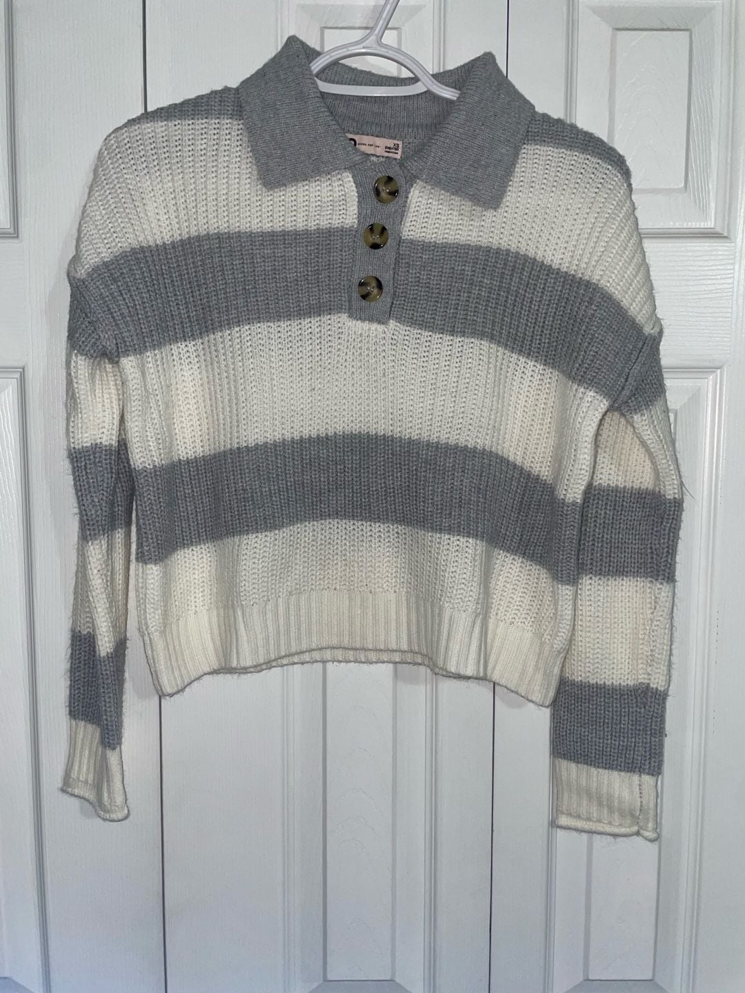 SO Cropped Polo Sweater 2