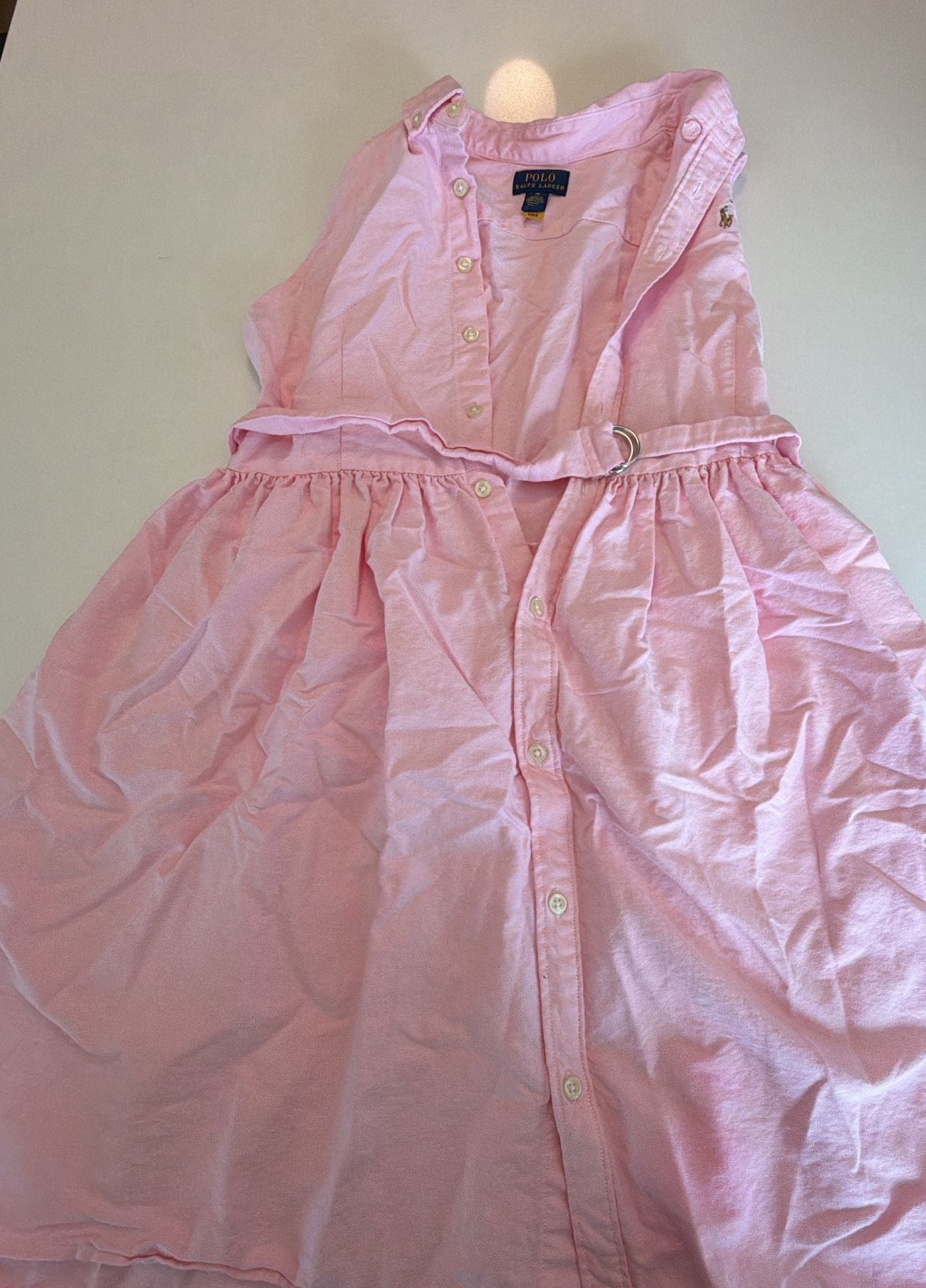 Belted Cotton Oxford Shirtdress 1