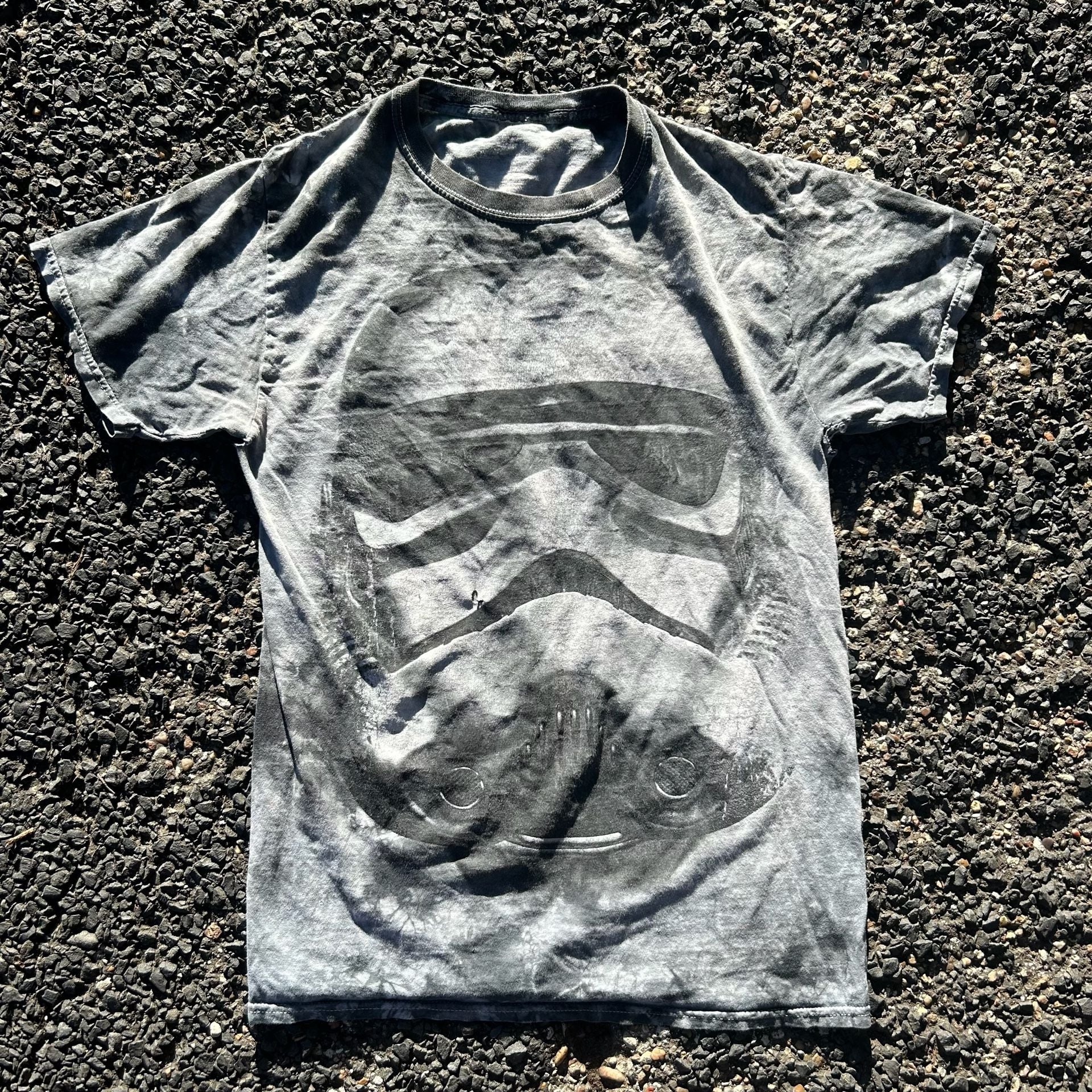 Star Wars Stormtrooper Big Print Grey Tie Dye T-Shirt 1