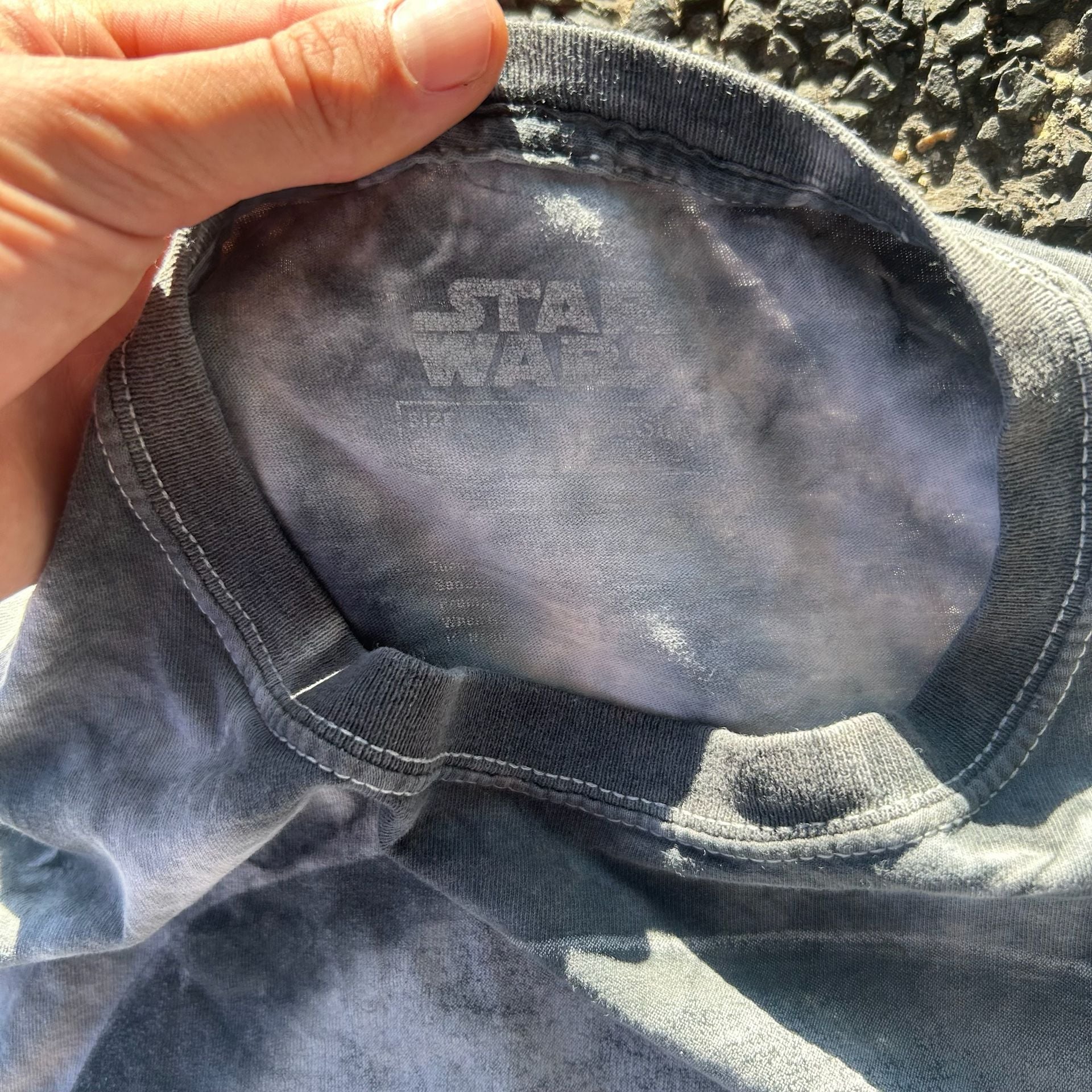 Star Wars Stormtrooper Big Print Grey Tie Dye T-Shirt 3