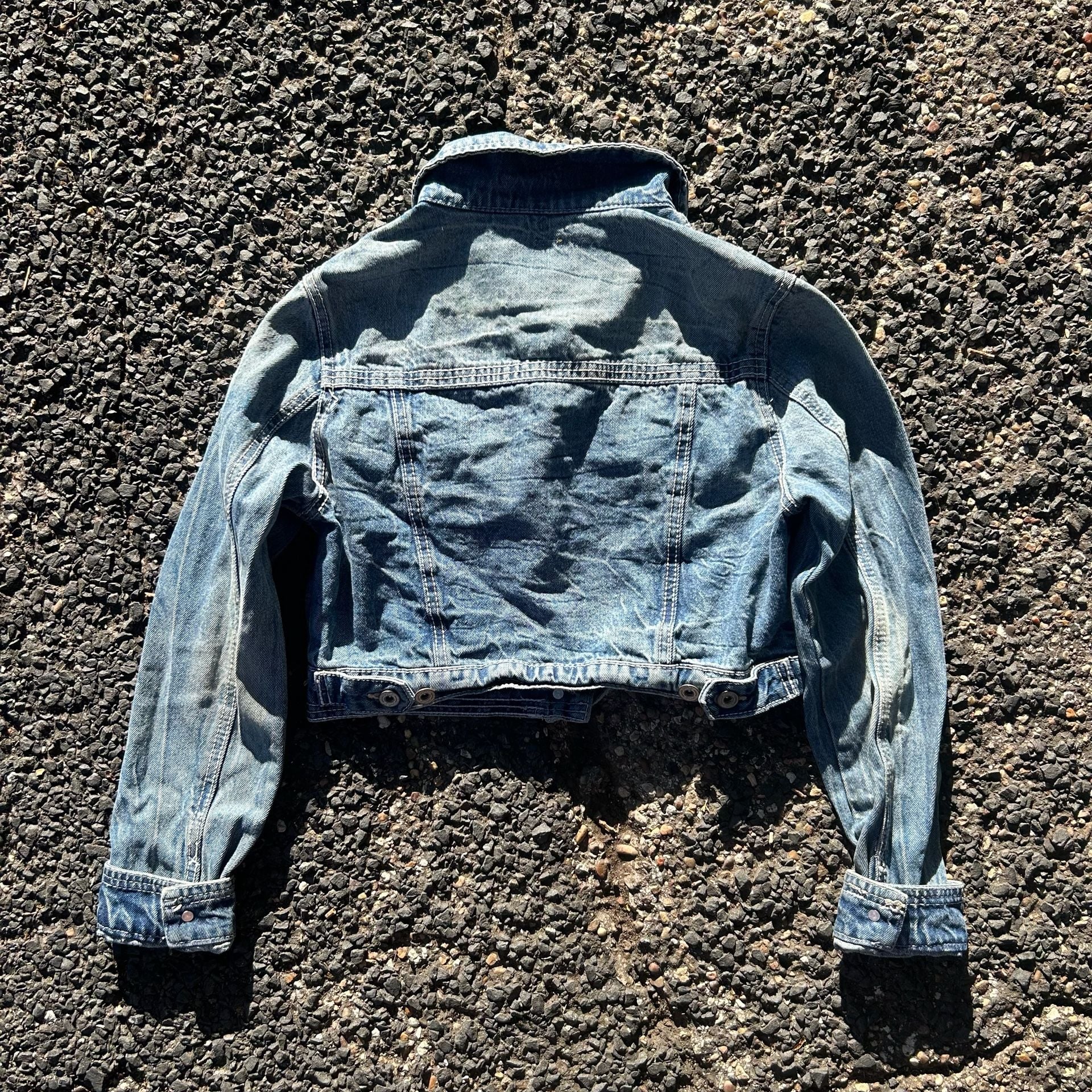 Series 31 Amethyst Jeans Distressed Cropped Denim Jacket 3
