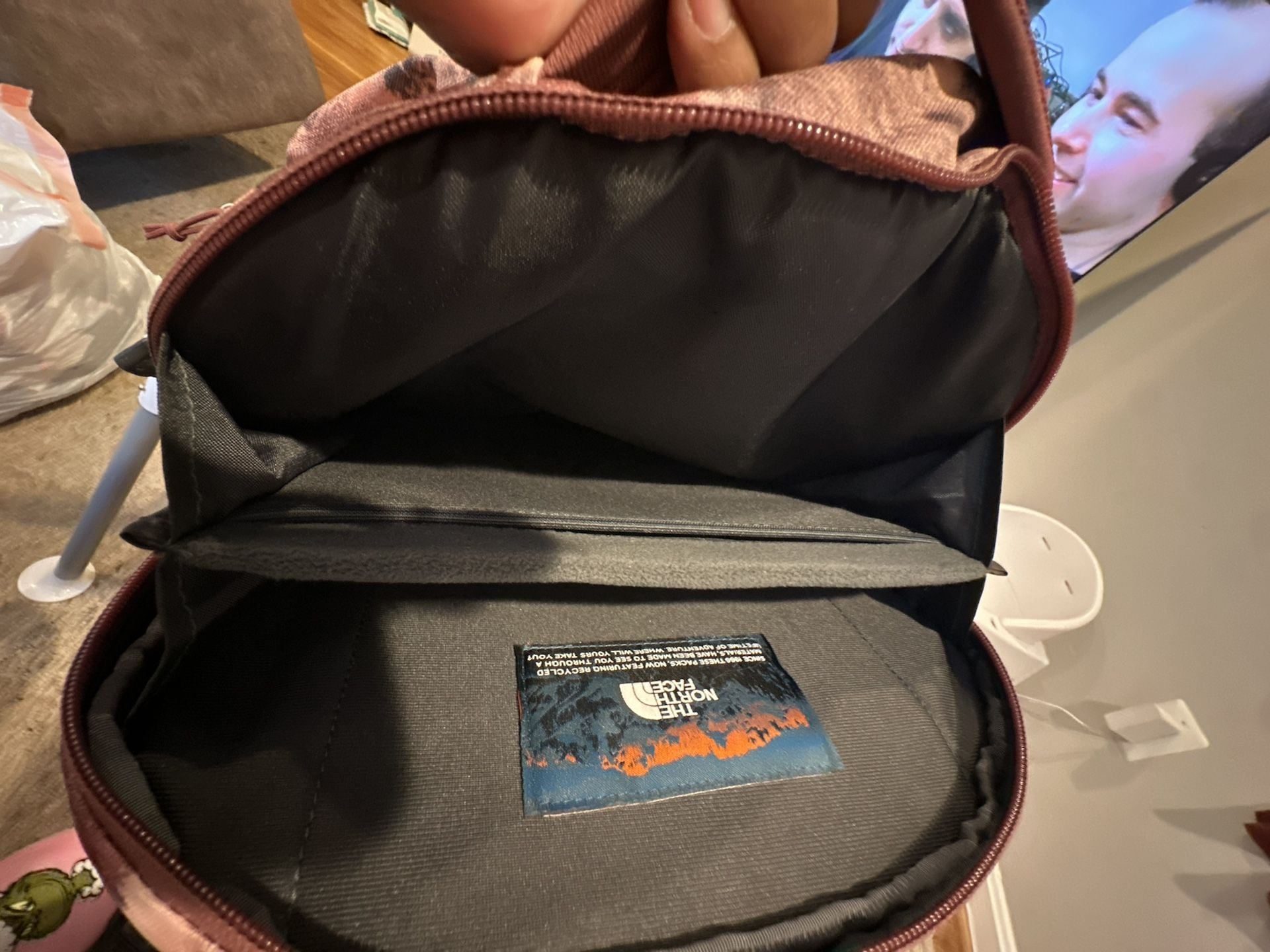 The North Face Women's Surge FlexVent Backpack Rosegold Pink Tie Dye 9