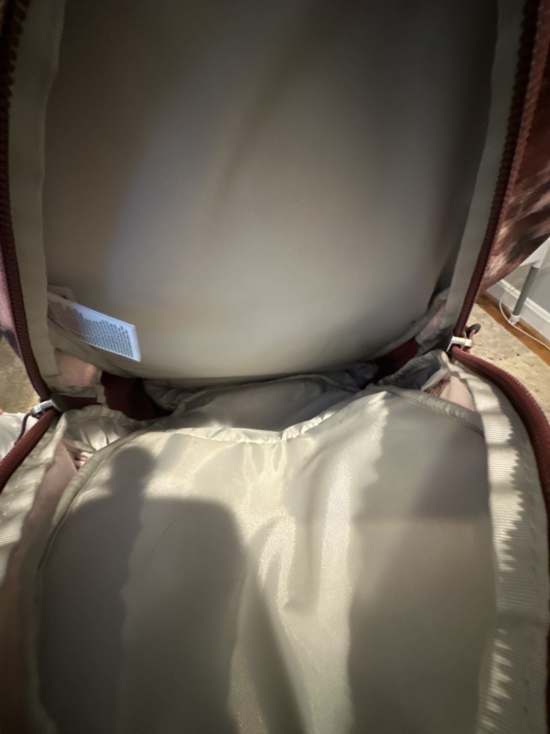 The North Face Women's Surge FlexVent Backpack Rosegold Pink Tie Dye 10