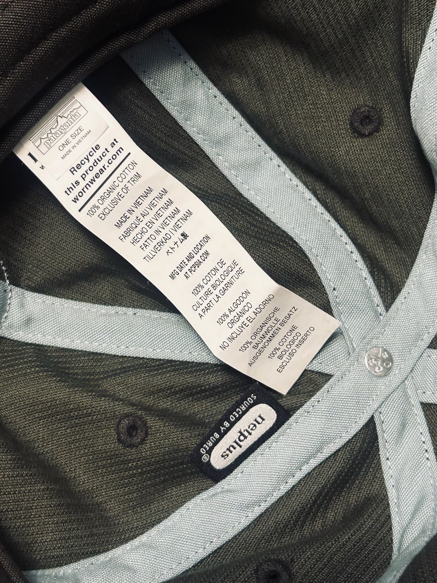 Patagonia Corduroy Cap - Earth Currents Patch: Pine Needle Green 7