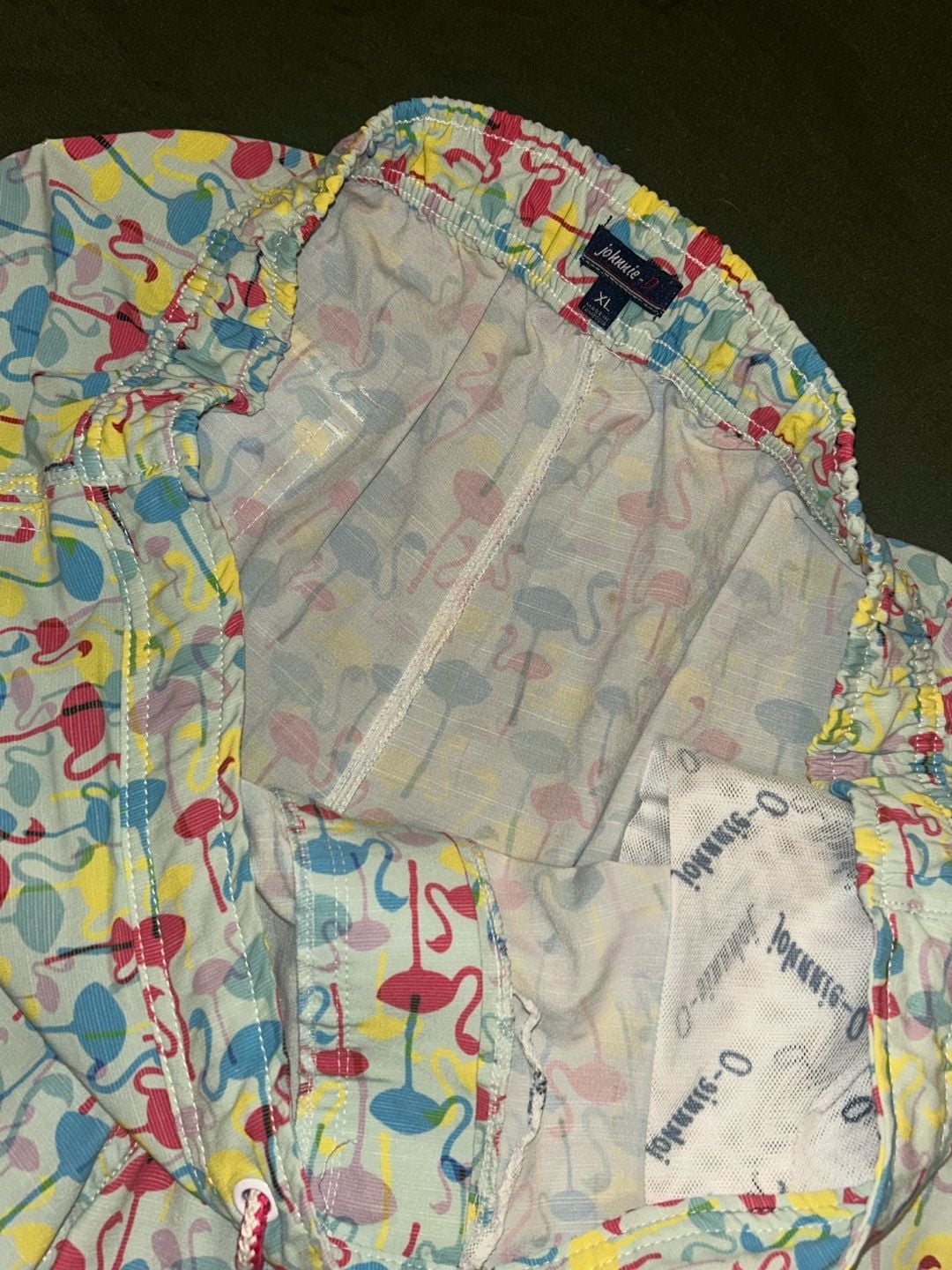 johnnie-O Flamingo Print Swim Trunks 3