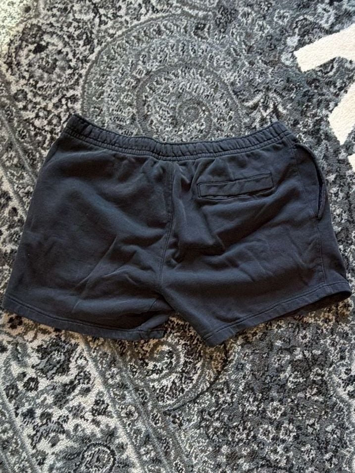 Vintage Black Nike Sweatshorts with Embroidered Swoosh 4