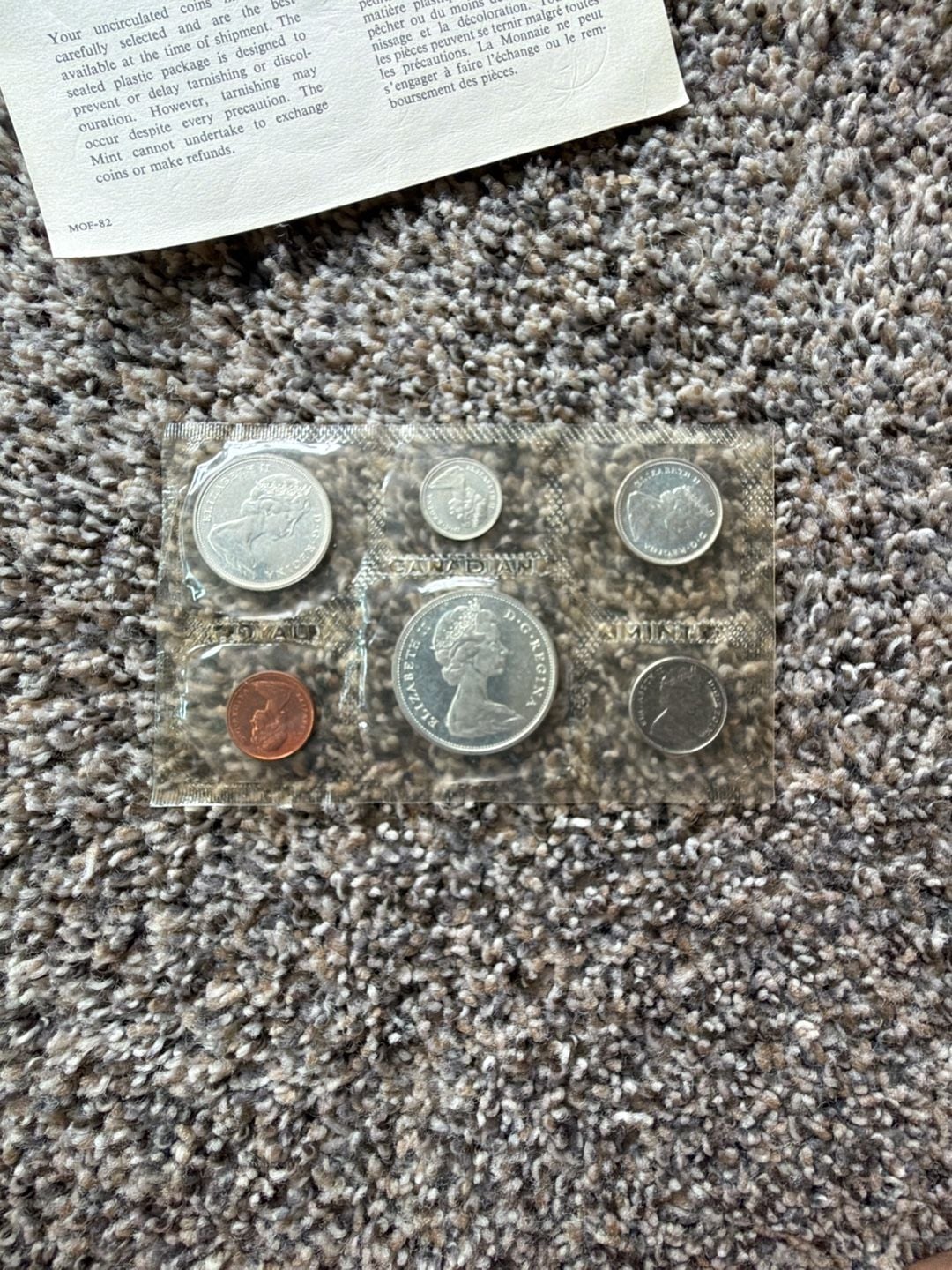 1965 Canada 6-Coin Silver Prooflike Set 80% Silver 1