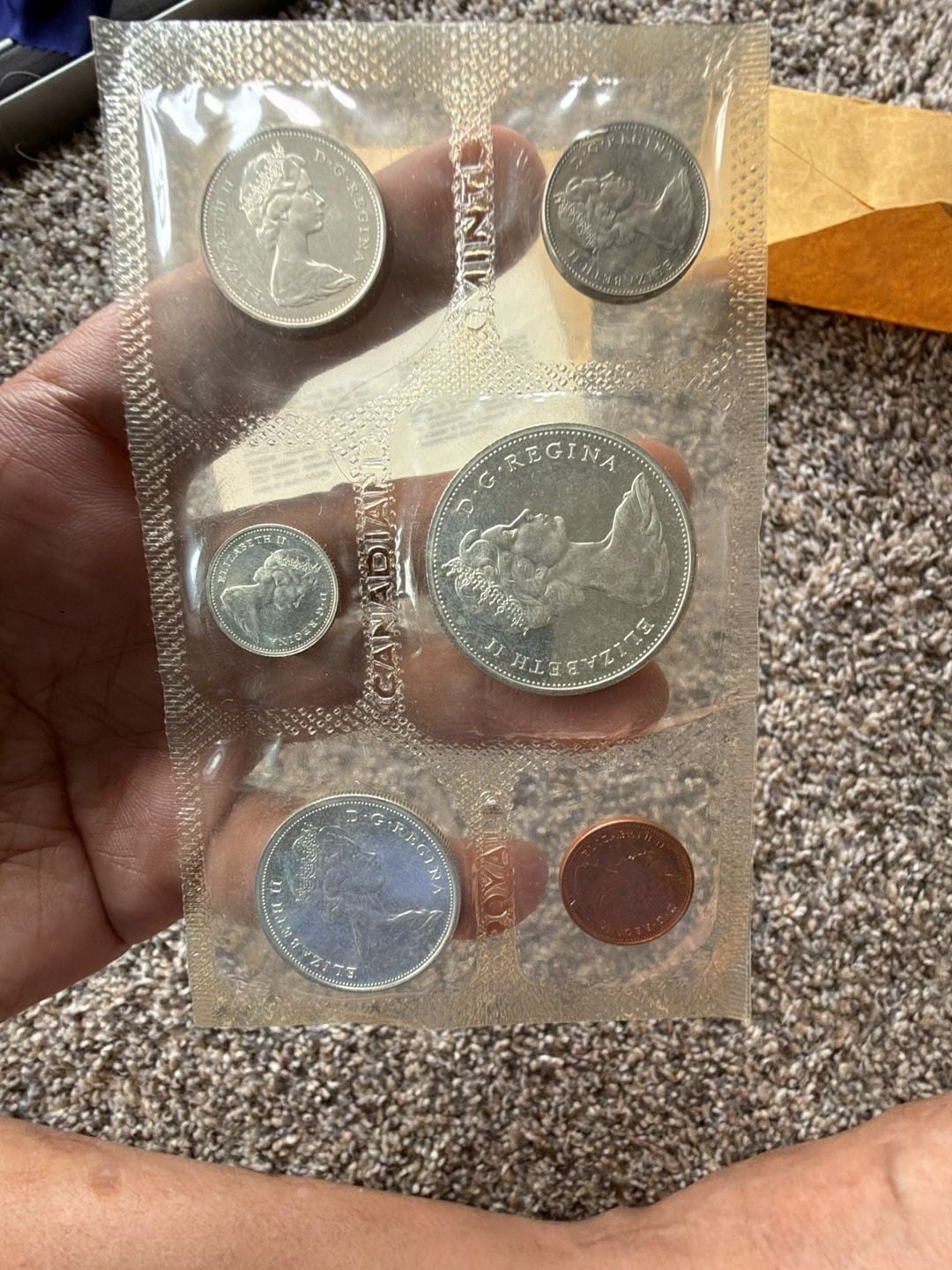 1965 Canada 6-Coin Silver Prooflike Set 80% Silver 2