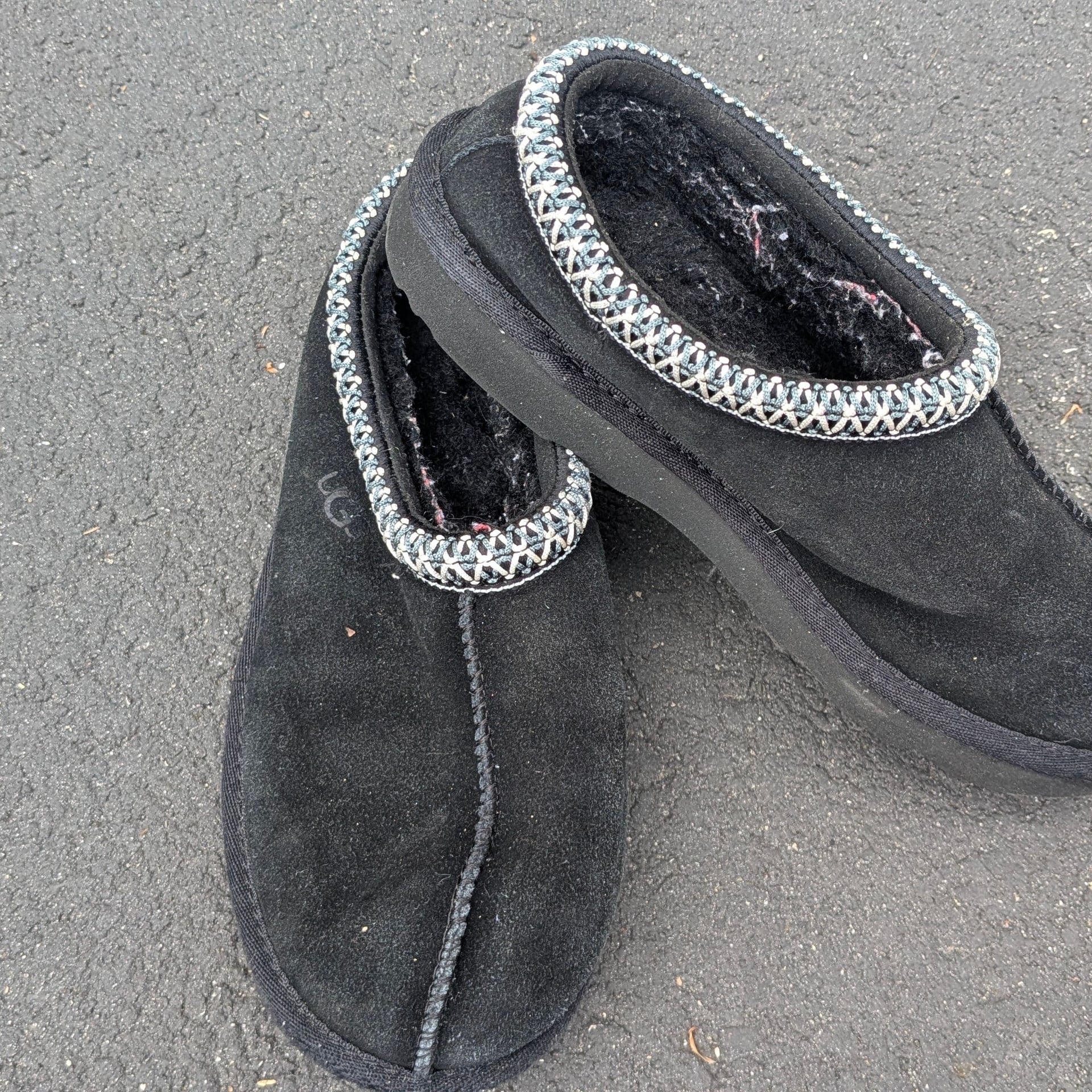 UGG Tasman Slipper in Black 5