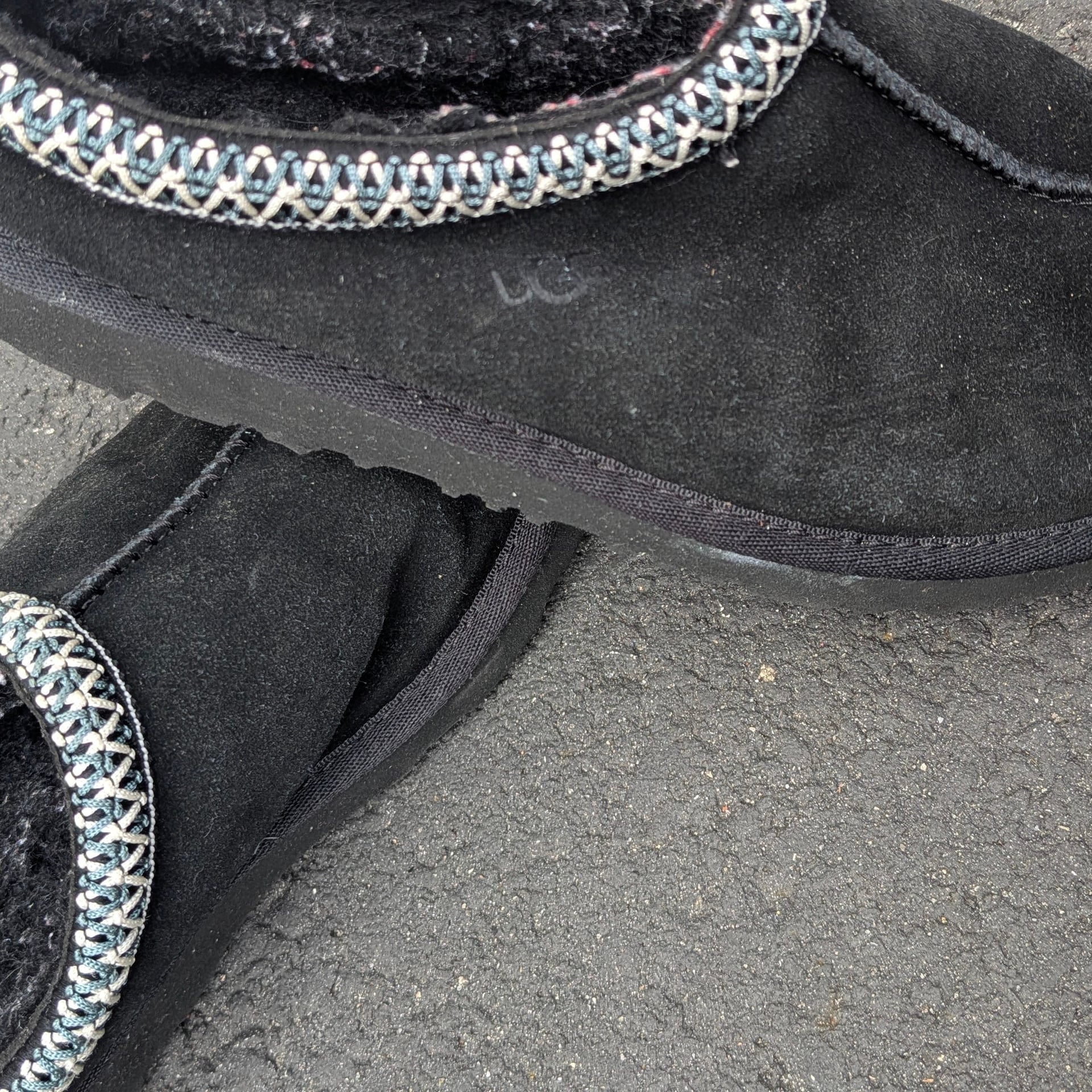 UGG Tasman Slipper in Black 8