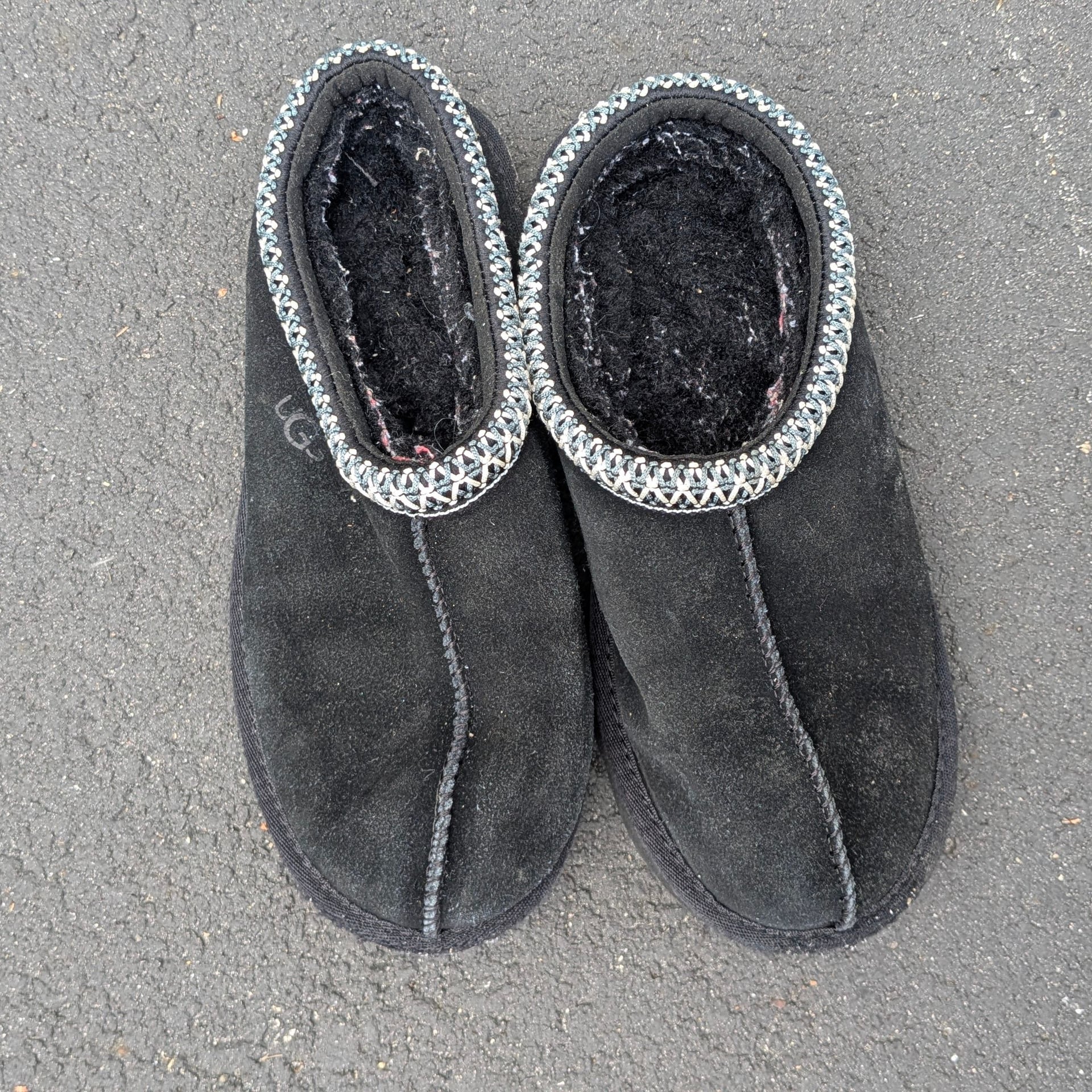 UGG Tasman Slipper in Black 9