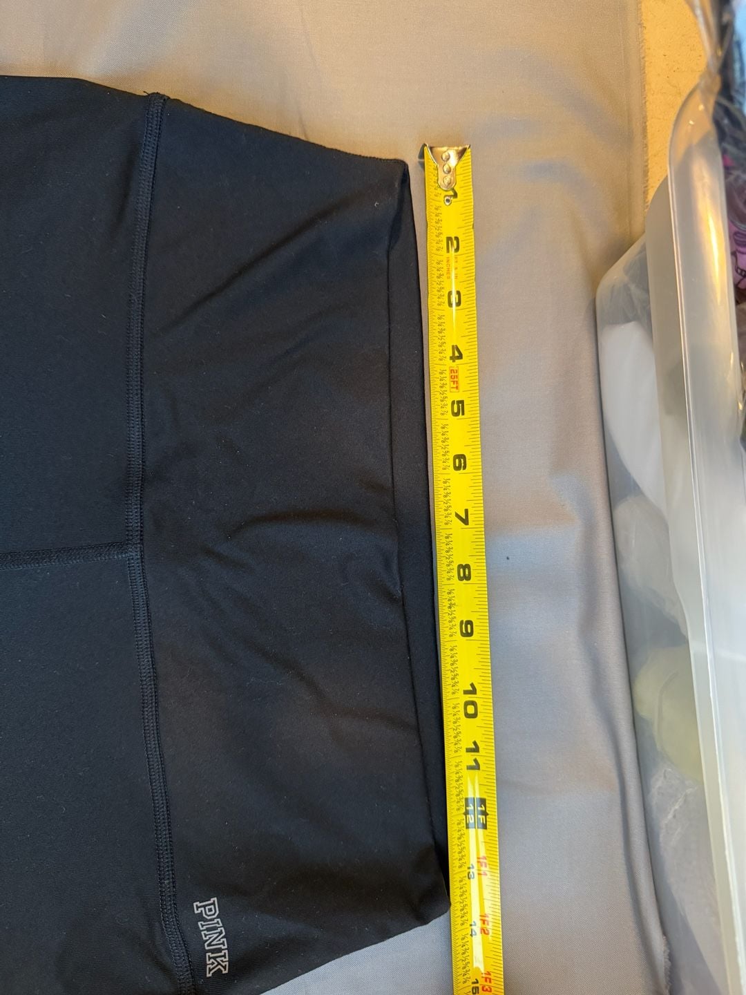 PINK Victoria's Secret Ultimate Black Athletic Leggings Size L 7