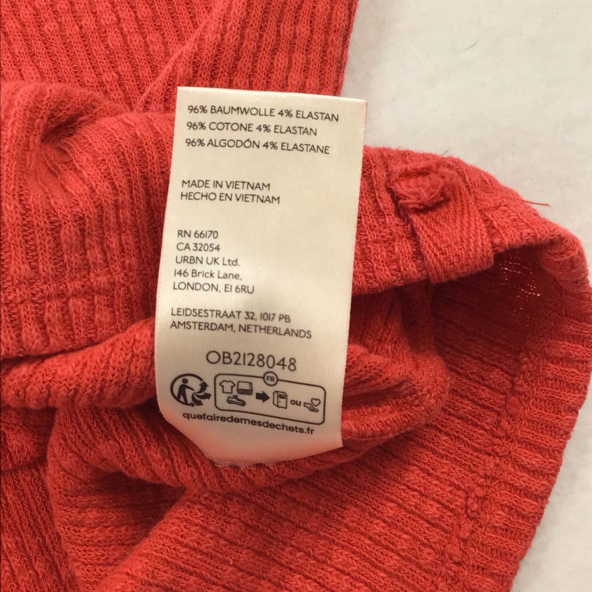 We The Free People Midnight Half Zip High Risk Red Ribbed Cropped Top Small 12
