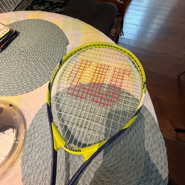 Used Wilson TOUR 23 Junior Tennis Racquet Optic Yellow 23",