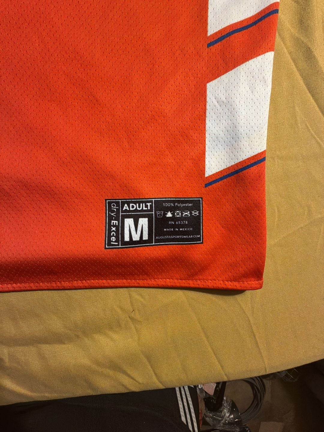 i9 Sports Orange and White Reversible Basketball Jersey 4
