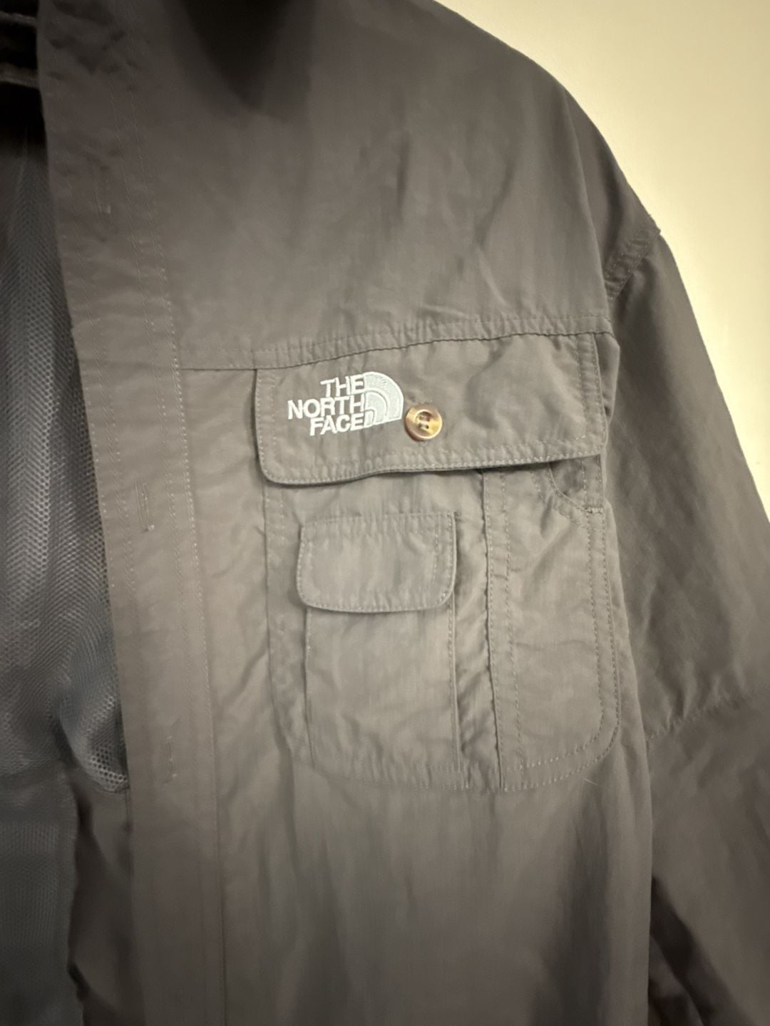 The North Face Men's Grey Long Sleeve Hiking Utility Shirt Size S 4