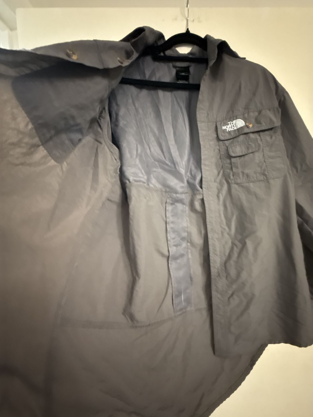 The North Face Men's Grey Long Sleeve Hiking Utility Shirt Size S 5
