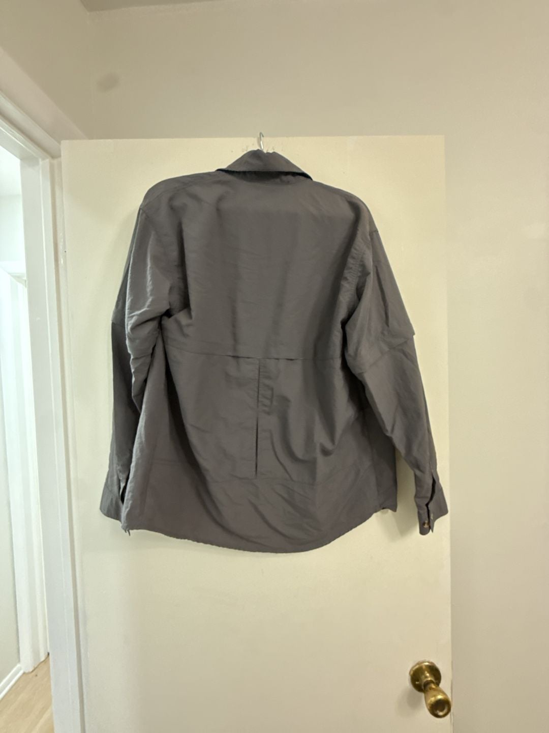 The North Face Men's Grey Long Sleeve Hiking Utility Shirt Size S 6