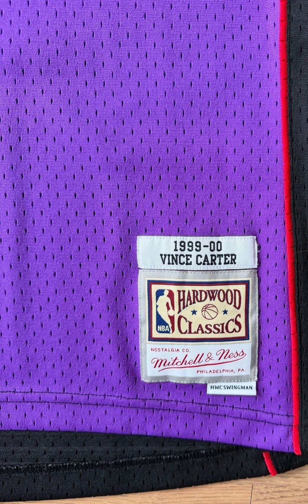 Mitchell & Ness Vince Carter Toronto Raptors 1999-00 Hardwood Classics Jersey 5