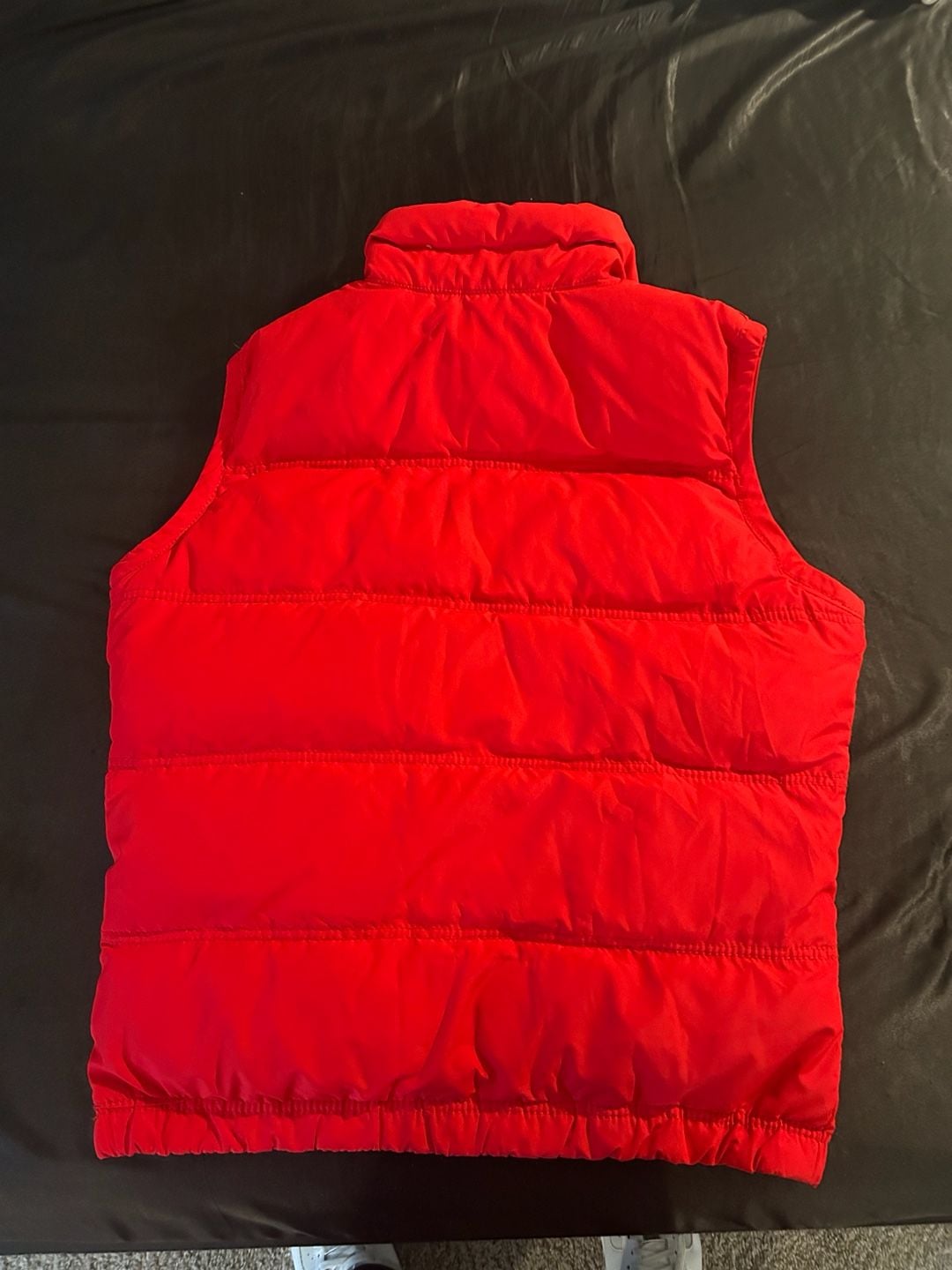 Hollister Men's Redondo Down Puffer Vest Jacket Red Size Large 4