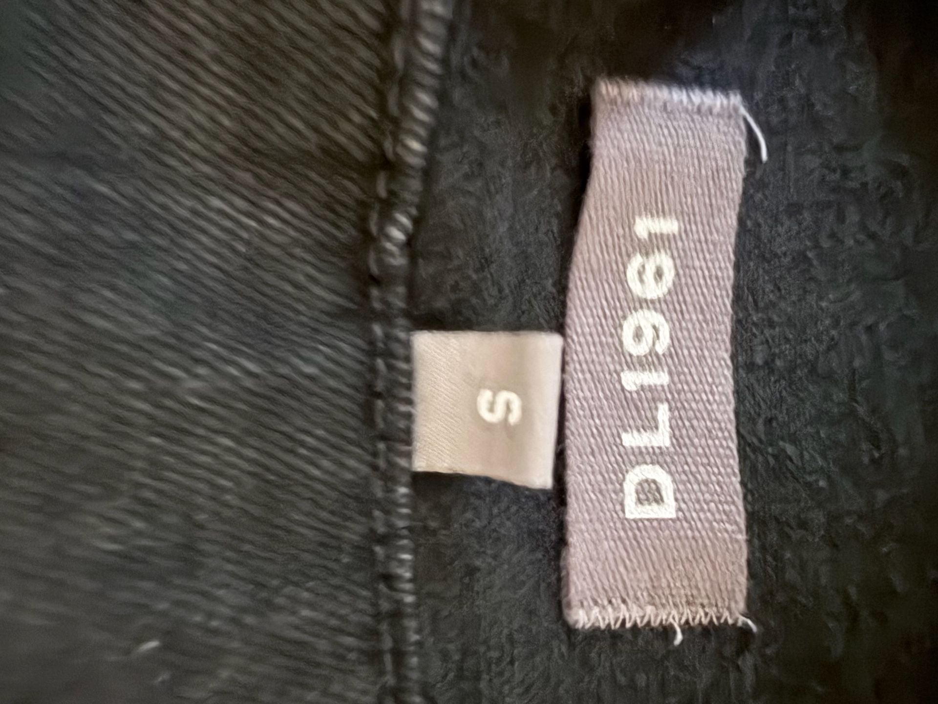 DL1961 Vika Trucker Jean Jacket Black Stretch Denim Size S 6
