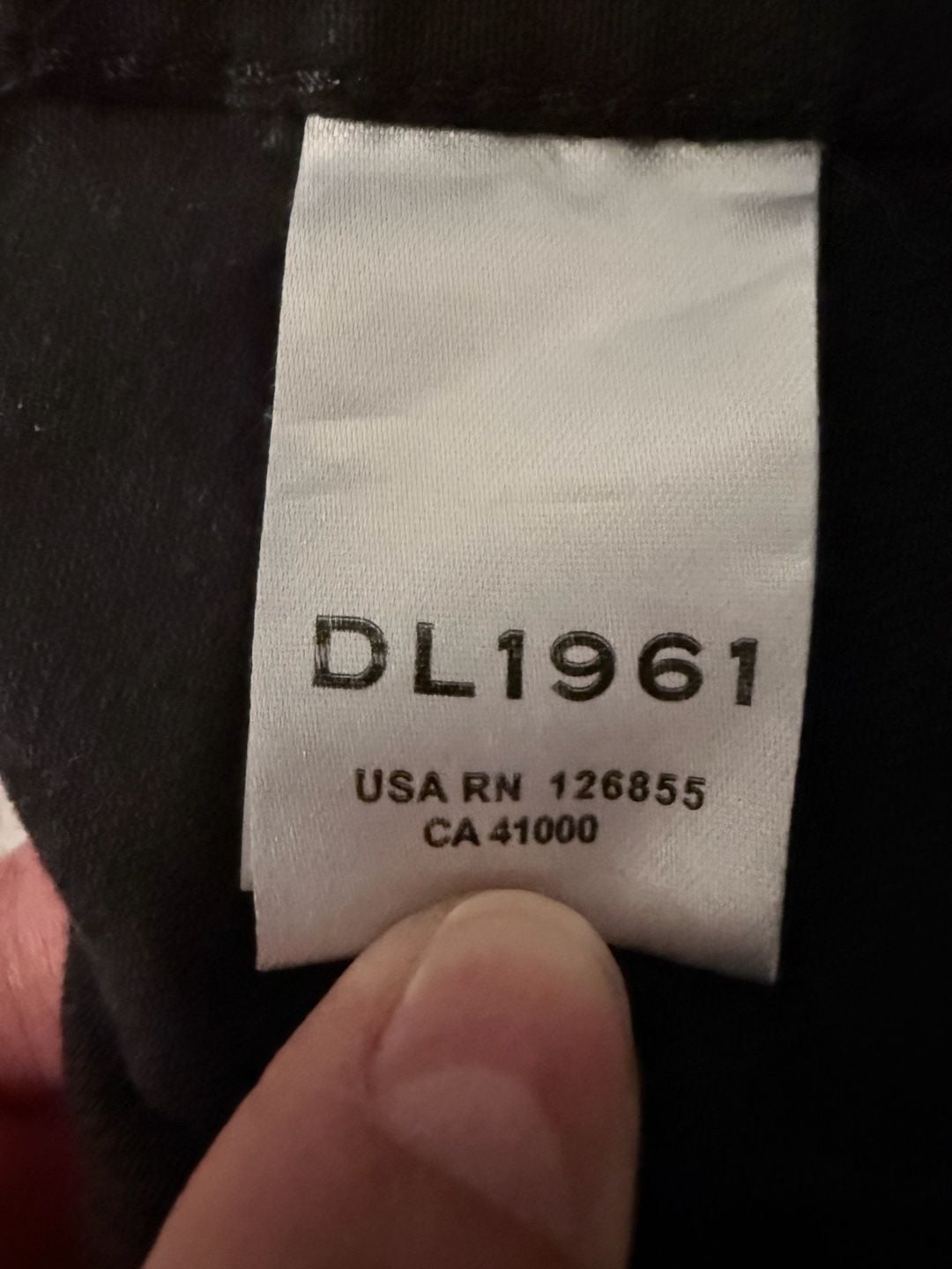 DL1961 Vika Trucker Jean Jacket Black Stretch Denim Size S 8