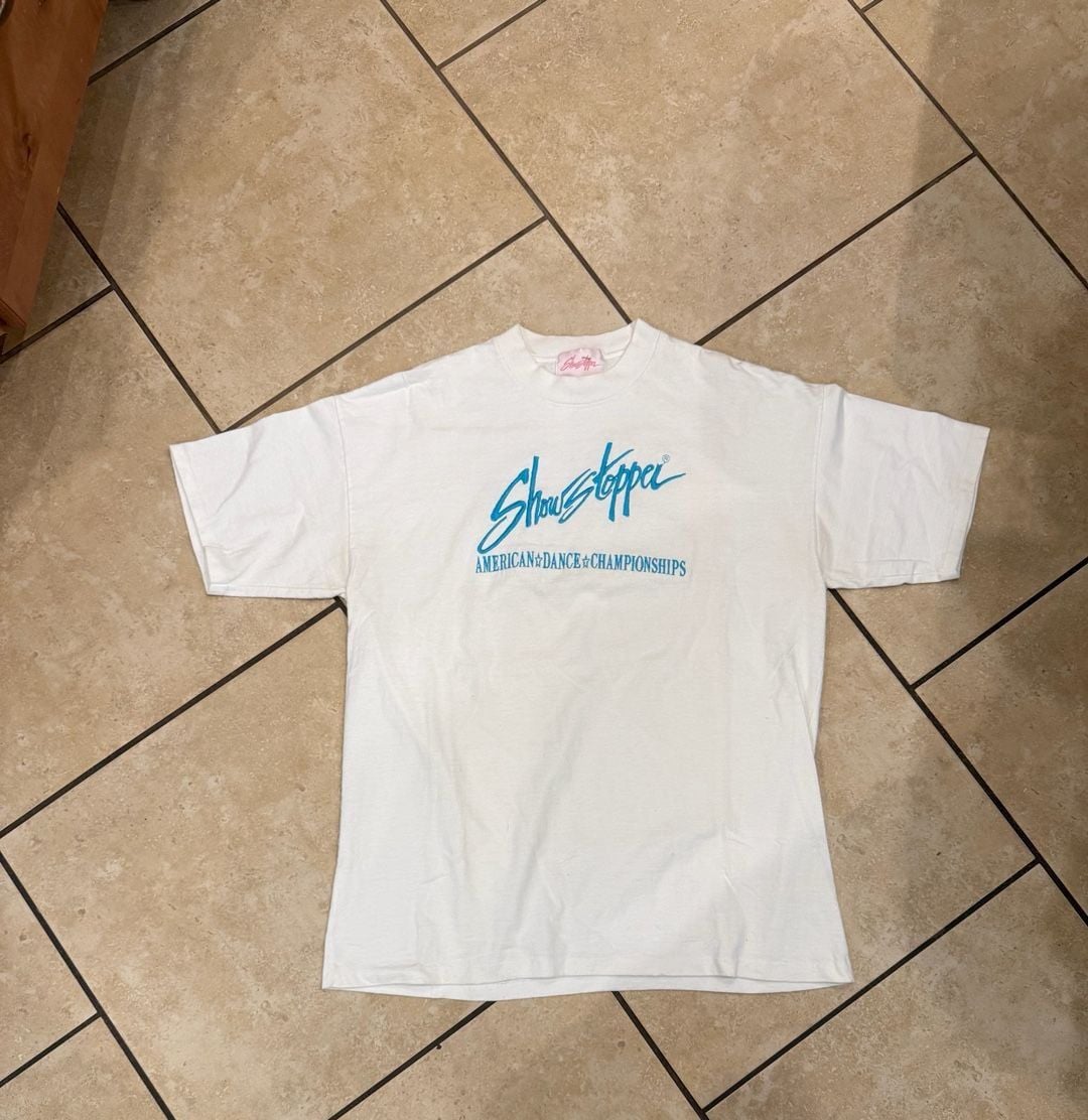 90’s ShowStopper American Dance Championships T-Shirt White 3