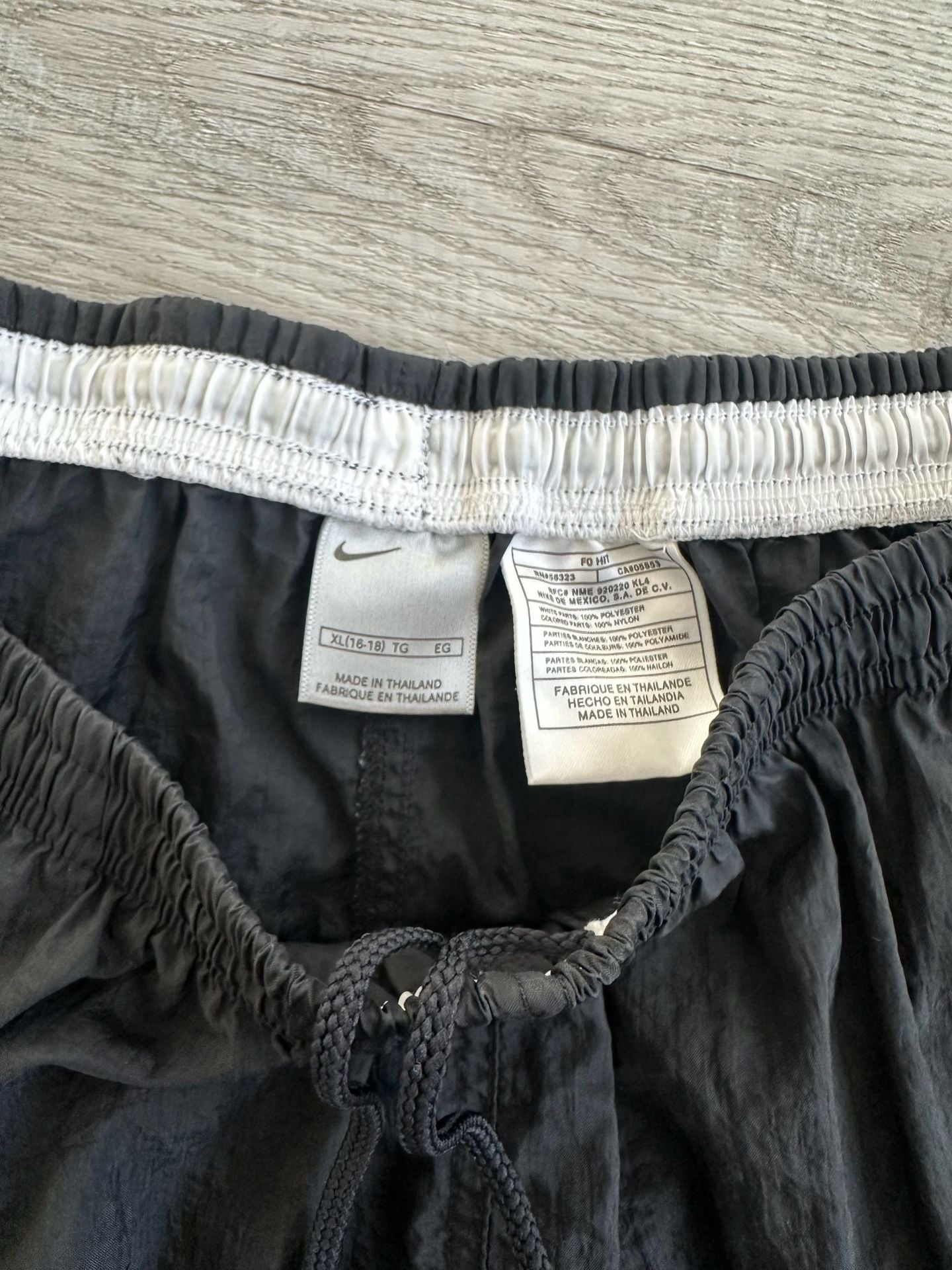 Vintage 90s Nike Black Nylon Running Gym Shorts 3