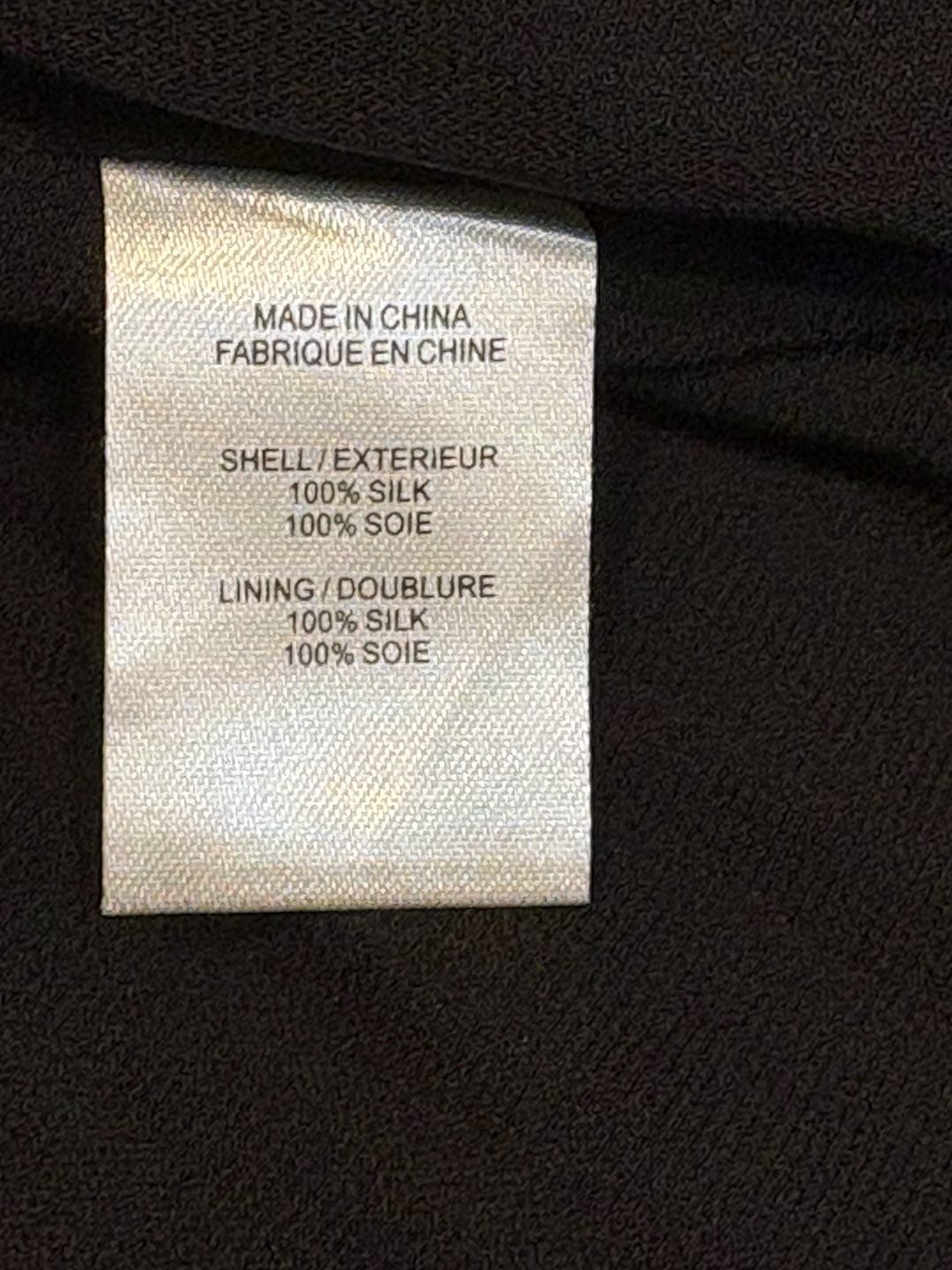 Theory Arleigh Sequin Silk Dress Black Size 4 7