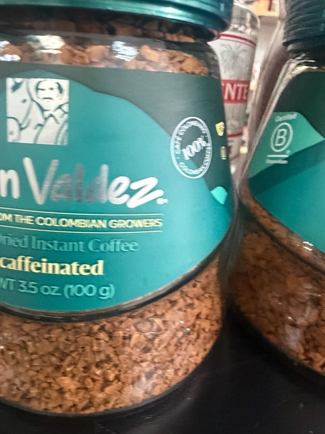 Juan Valdez Freeze Dried Instant Coffee Decaffeinated 2 pack  7
