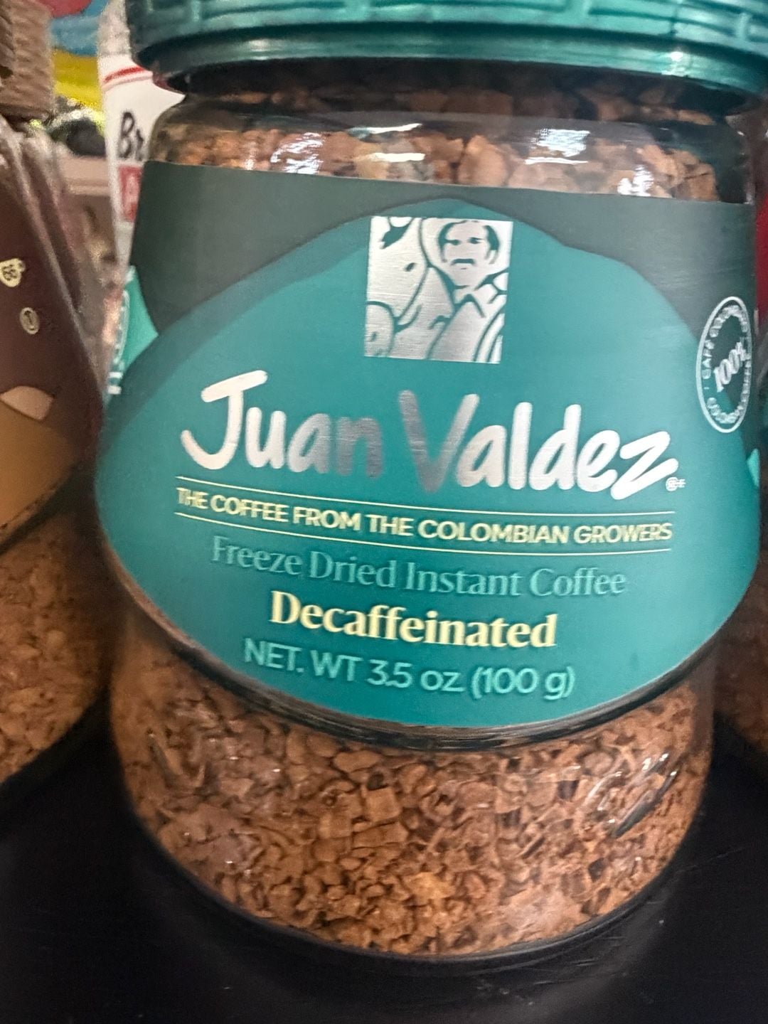 Juan Valdez Freeze Dried Instant Coffee Decaffeinated 2 pack  8