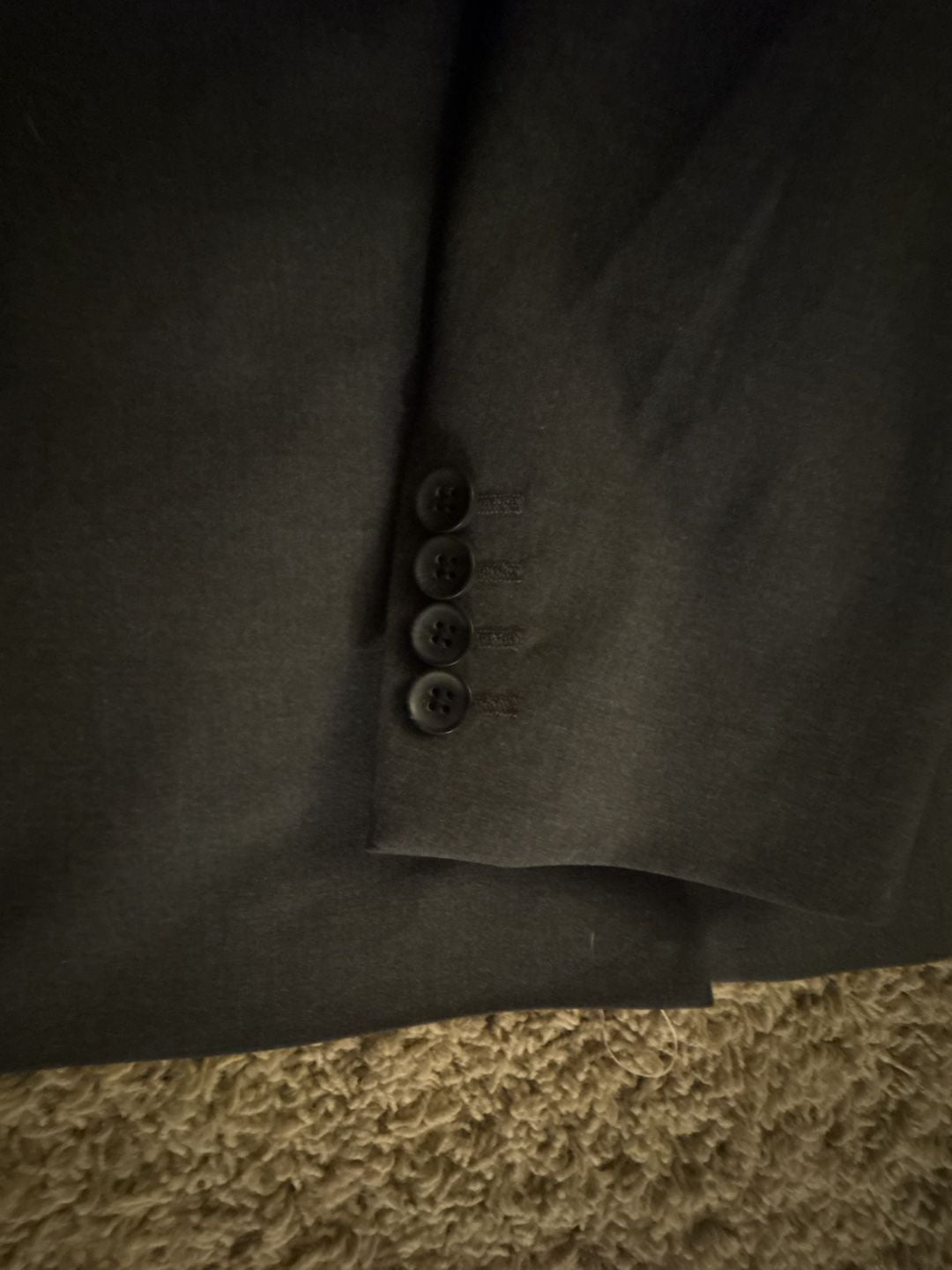 J.M. Haggar Men's Slim Fit Gray Suit Jacket 42S Blazer 9