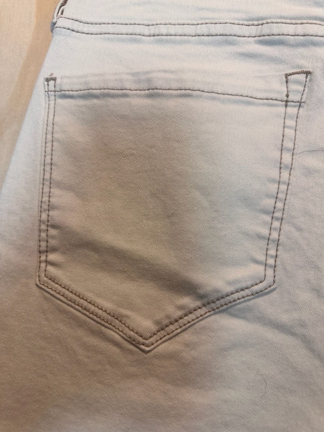 Nicole Miller New York Soho High Rise Skinny Pants Size 10 Cream 9