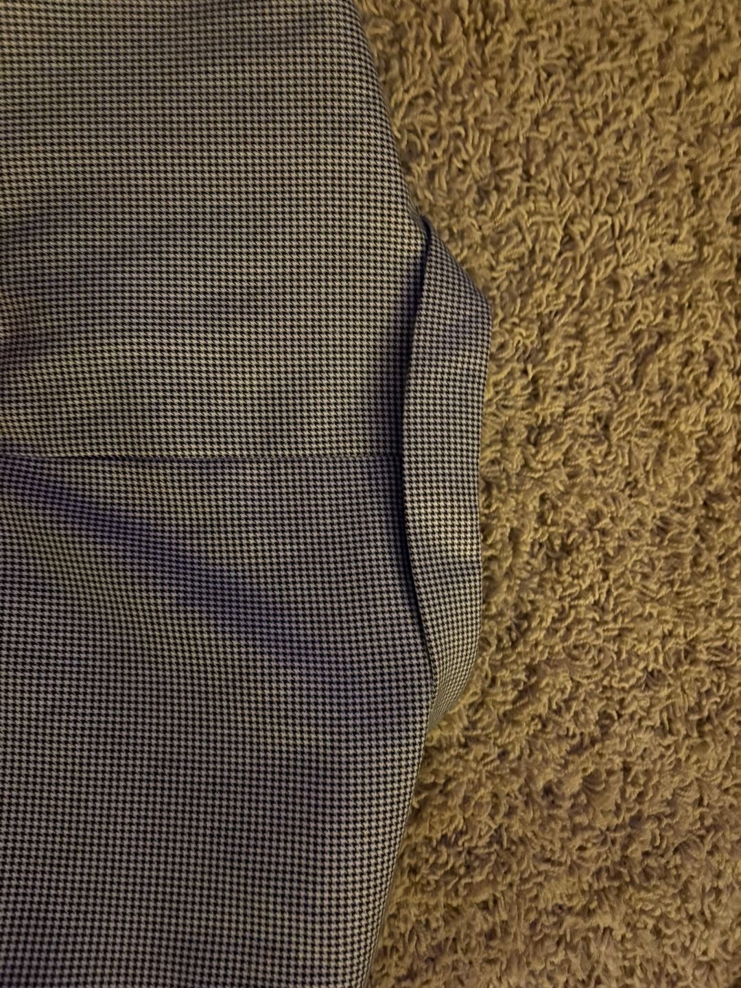 Haggar Clothing Co. Classic Fit Houndstooth Two-Button Blazer Jacket 44R 6