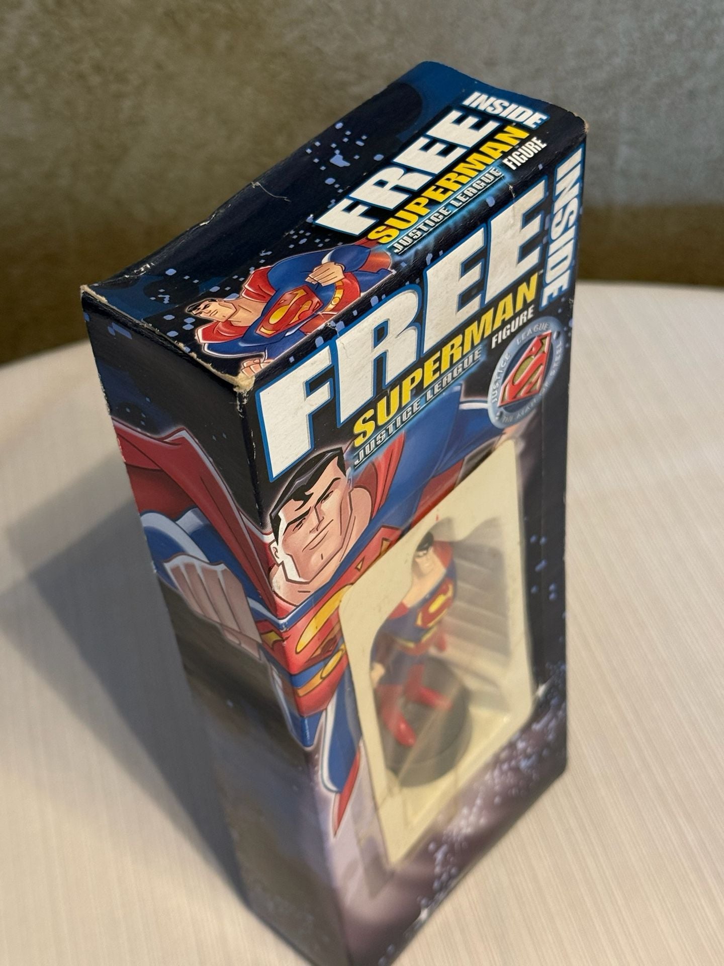 Justice League Superman Action Figure Post Cereal Premium Giveaway in Box 4