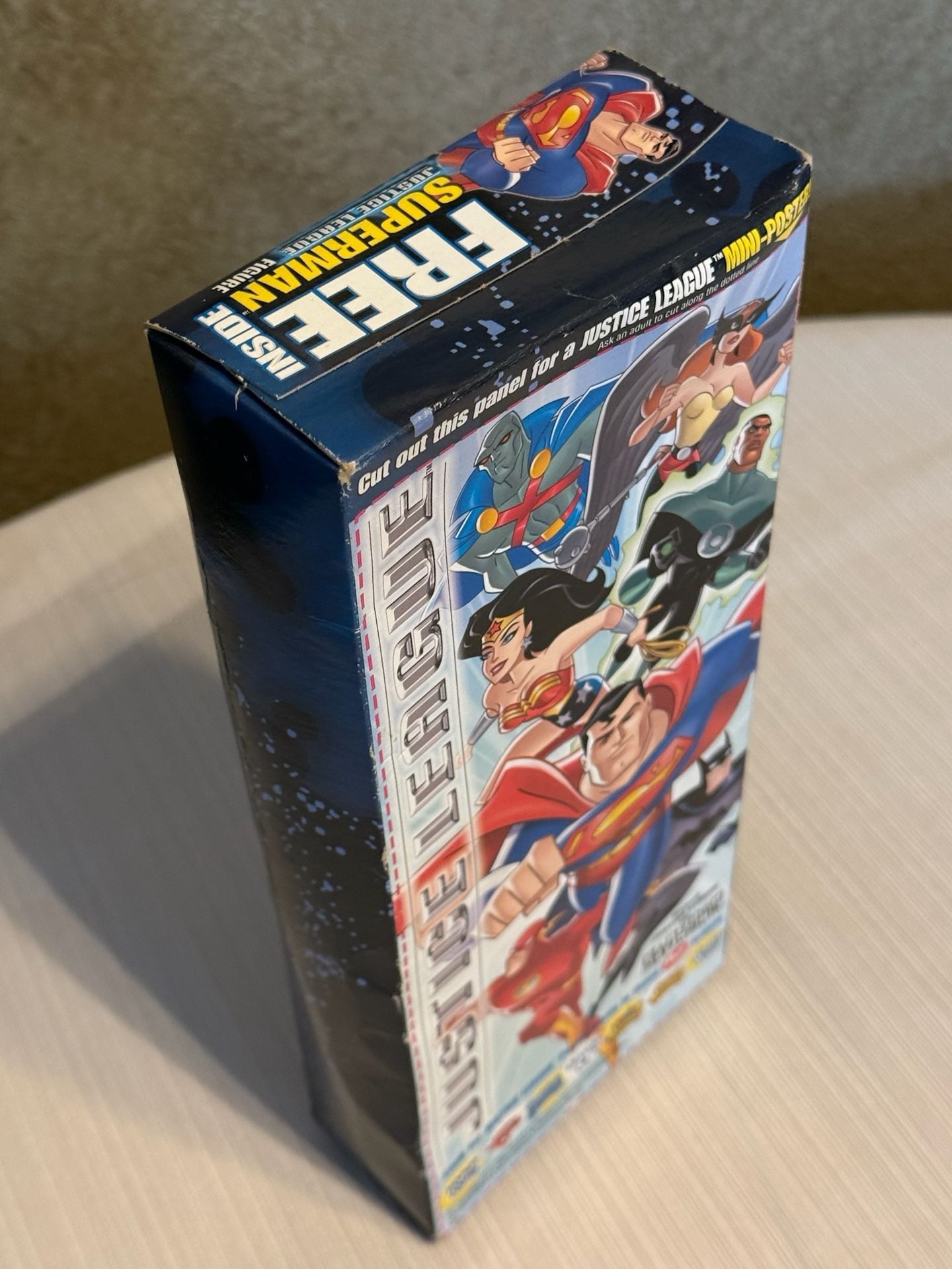 Justice League Superman Action Figure Post Cereal Premium Giveaway in Box 5