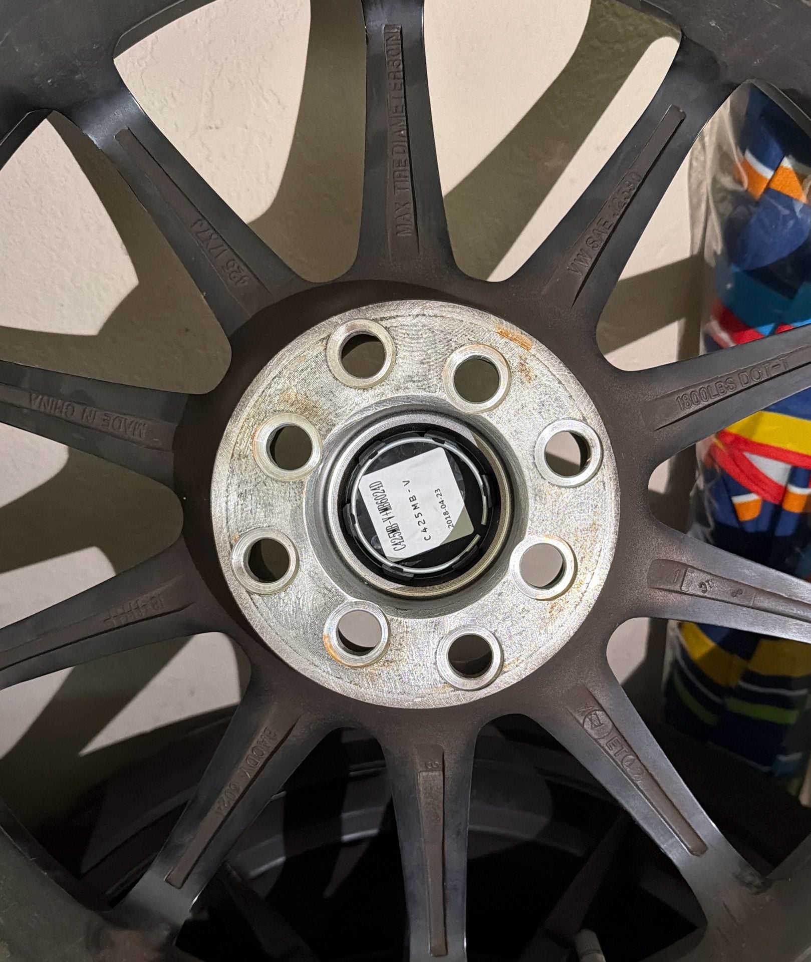 Vision 425 Bane 17x7 4x100 Matte Black Wheels 5