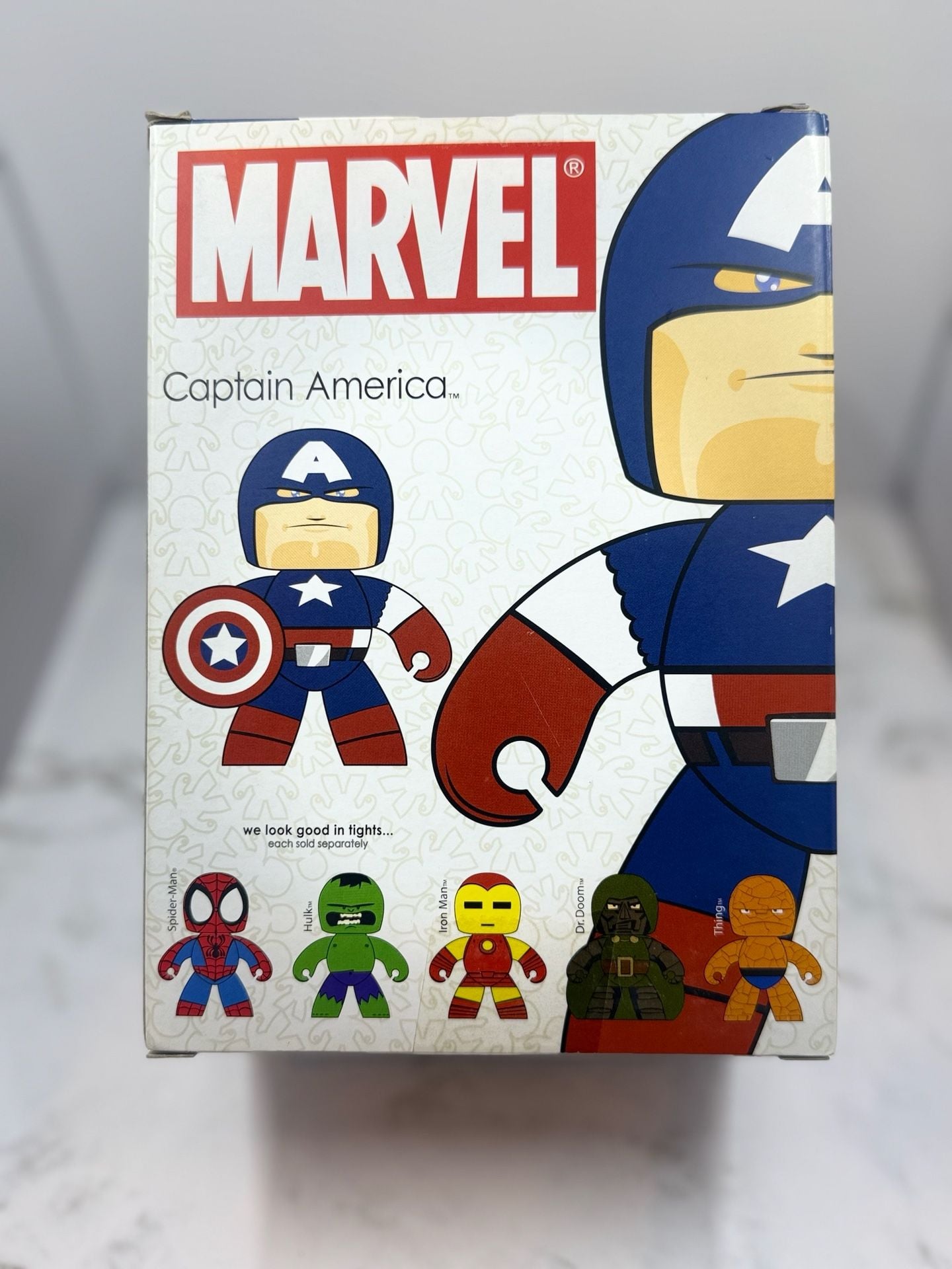 NEW Hasbro Marvel Mighty Muggs Series 2 Captain America Action Figure 3