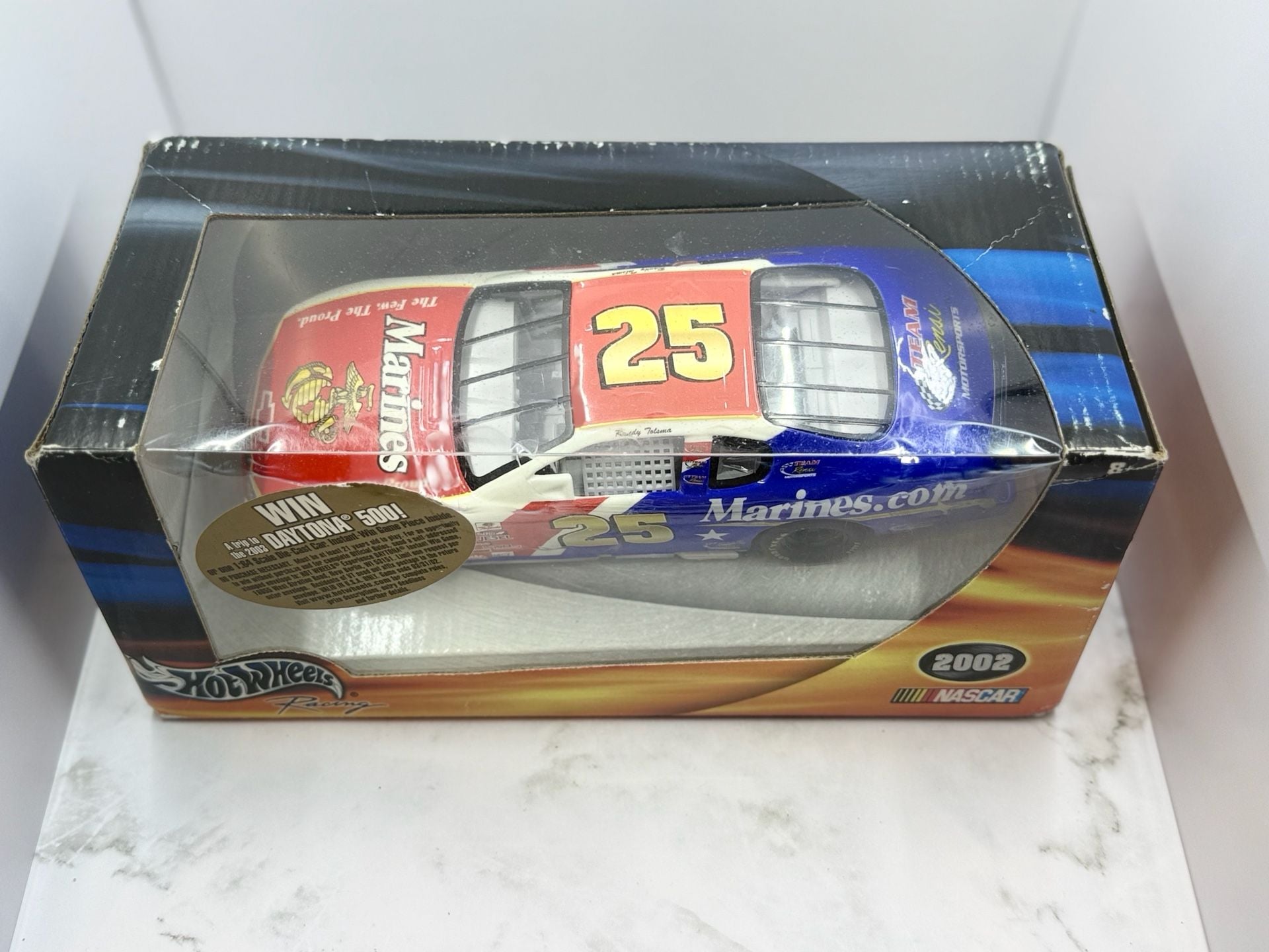 2002 Hot Wheels Racing Randy Tolsma #25 Marines Monte Carlo 1:24 Scale Die-Cast Car 2