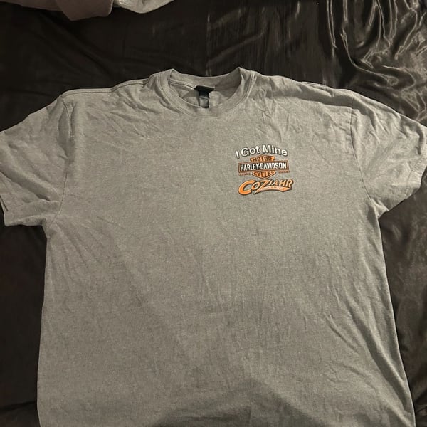 Harley-Davidson Coziahr Decatur Illinois Gray T-Shirt Size 3X